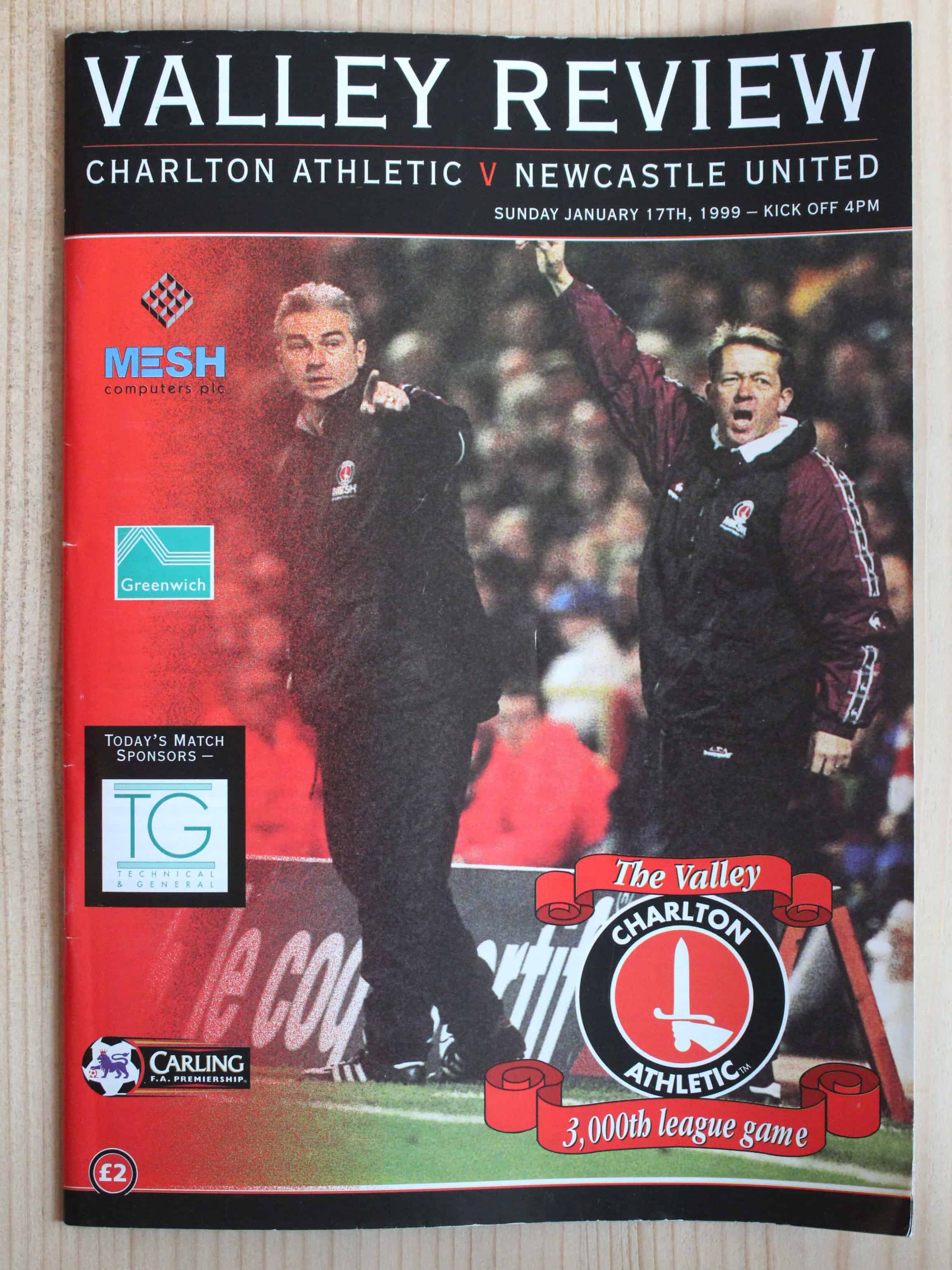 Charlton Athletic FC v Newcastle United FC