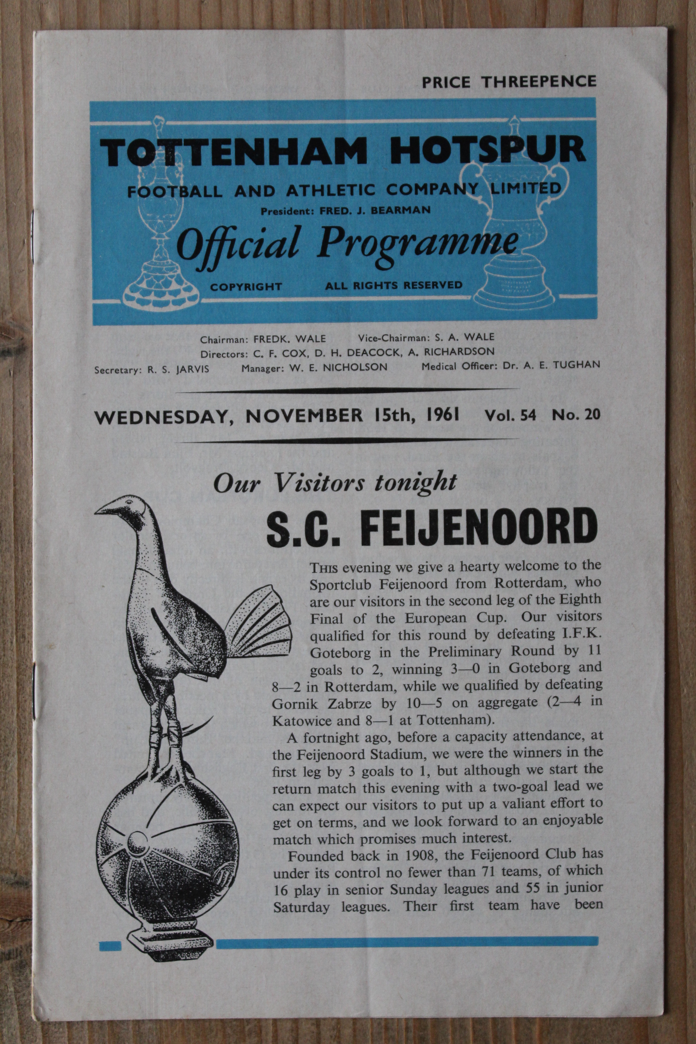 Tottenham Hotspur FC v Feyenoord