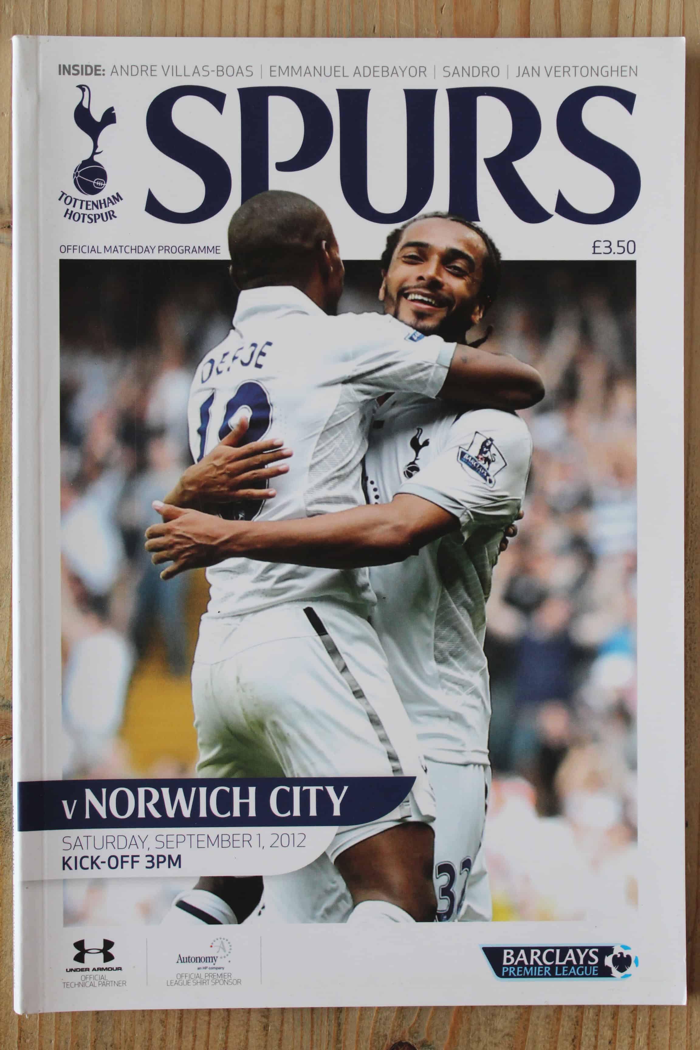 Tottenham Hotspur FC v Norwich City FC