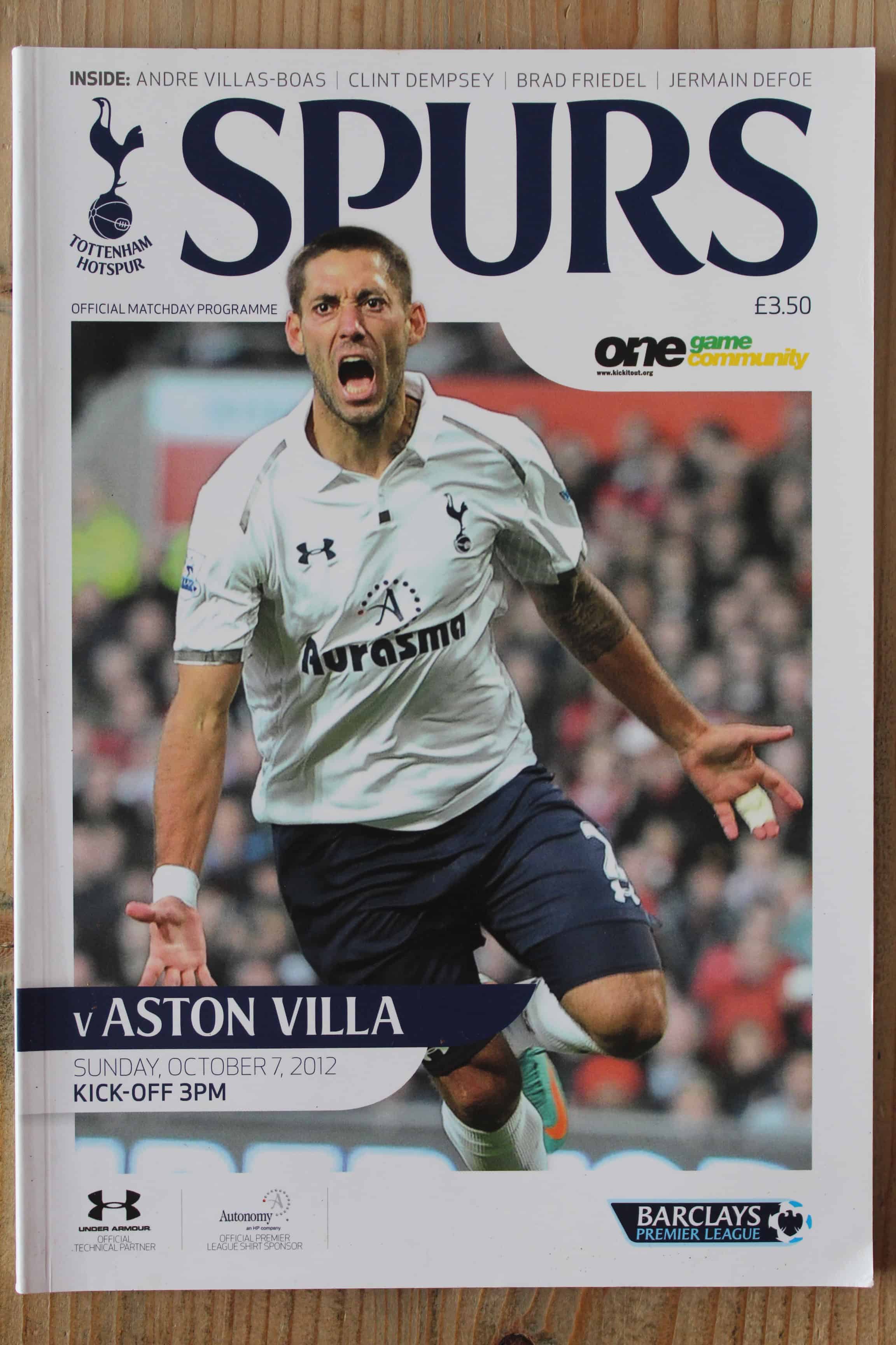 Tottenham Hotspur FC v Aston Villa FC