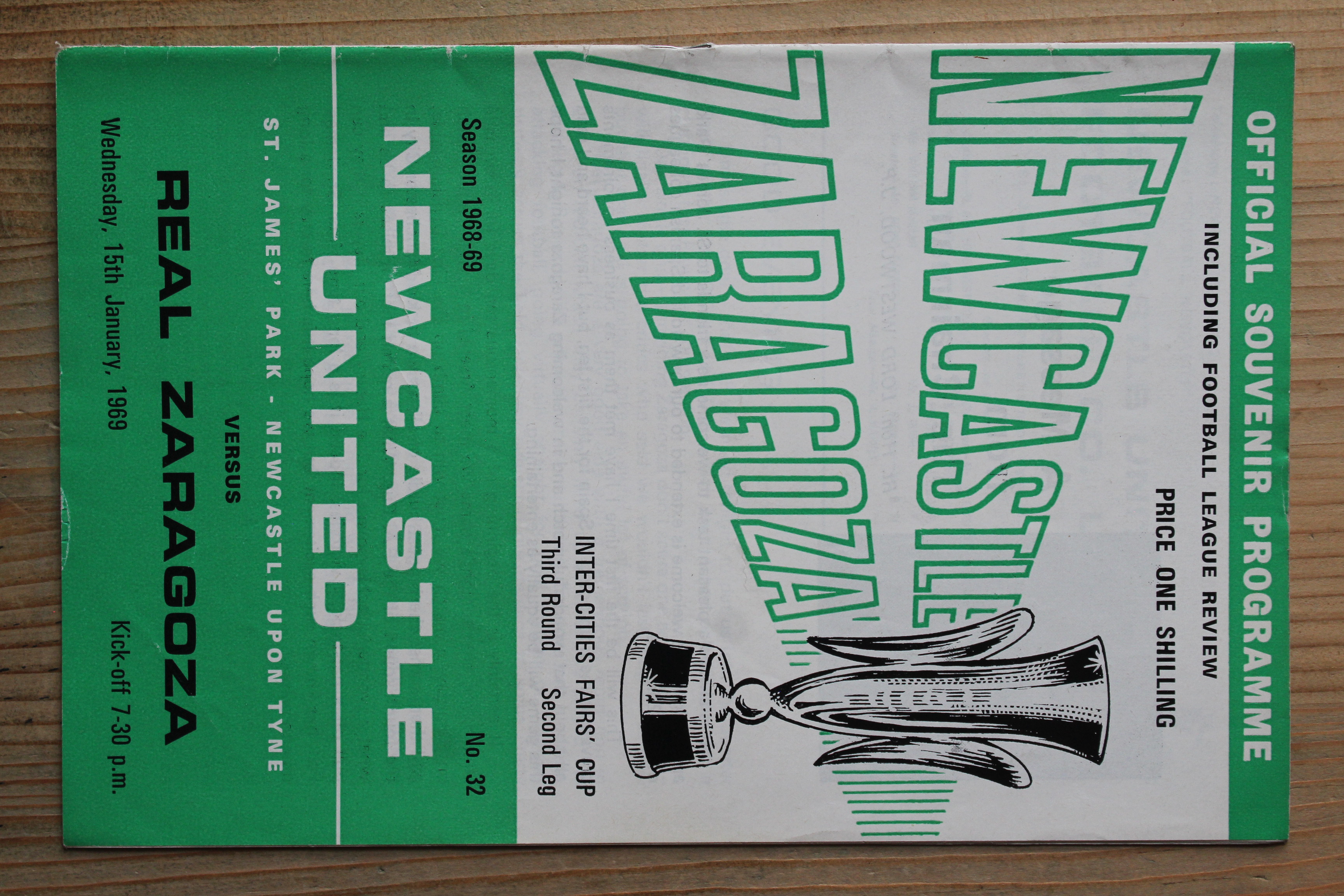 Newcastle United FC v Real Zaragoza (Spain)