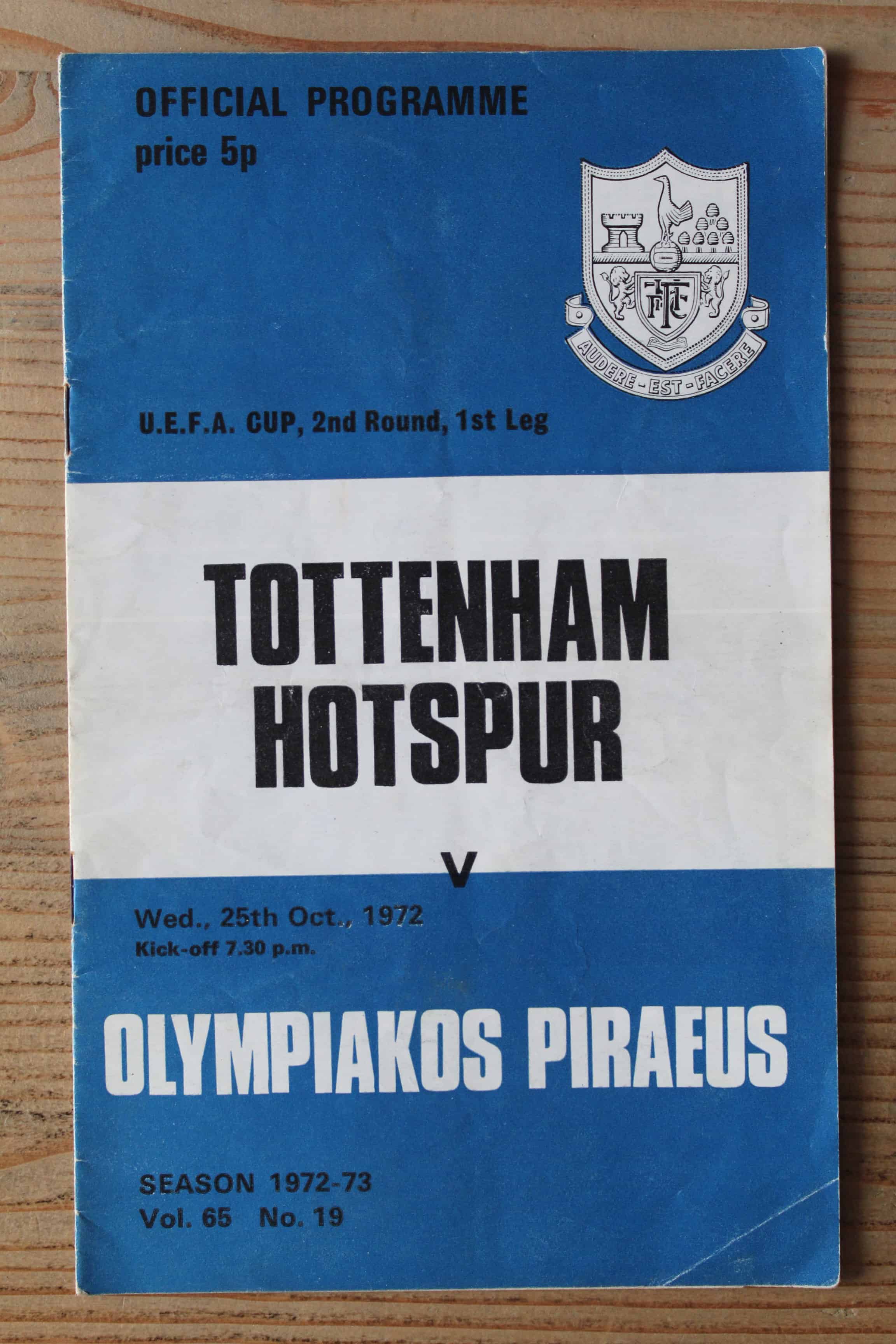 Tottenham Hotspur FC v Olympiakos Piraeus