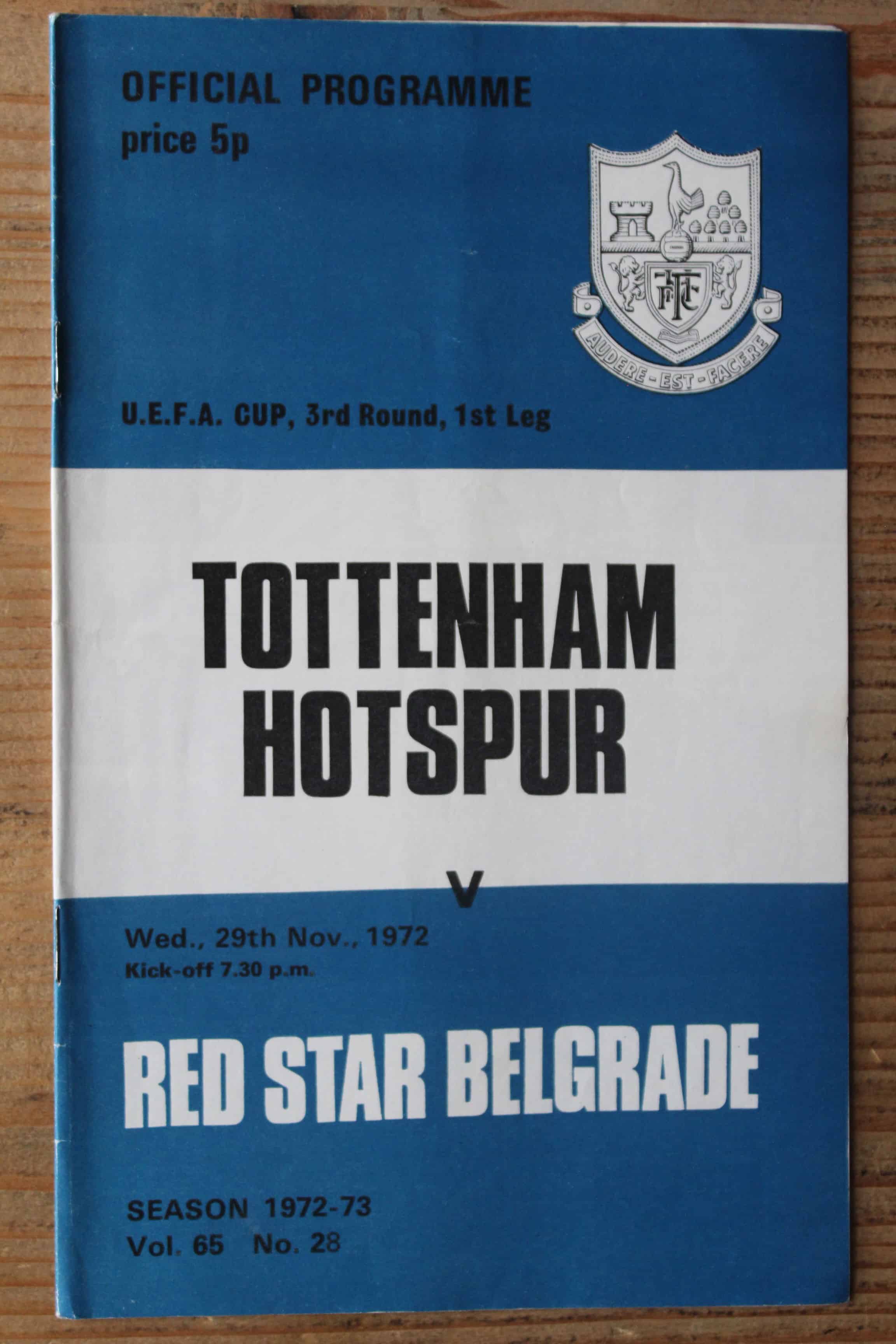 Tottenham Hotspur FC v Red Star Belgrade