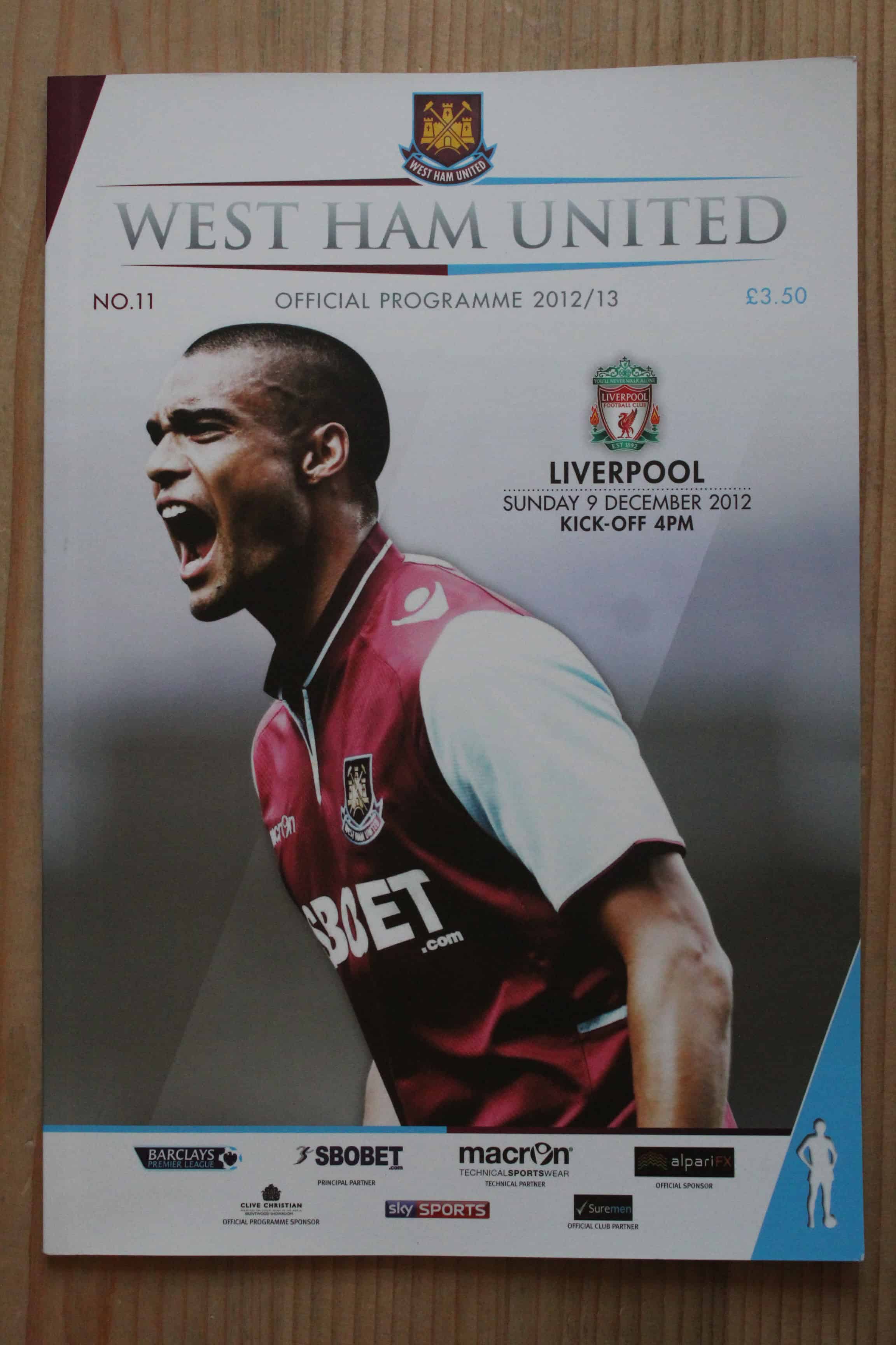 West Ham United FC v Liverpool FC