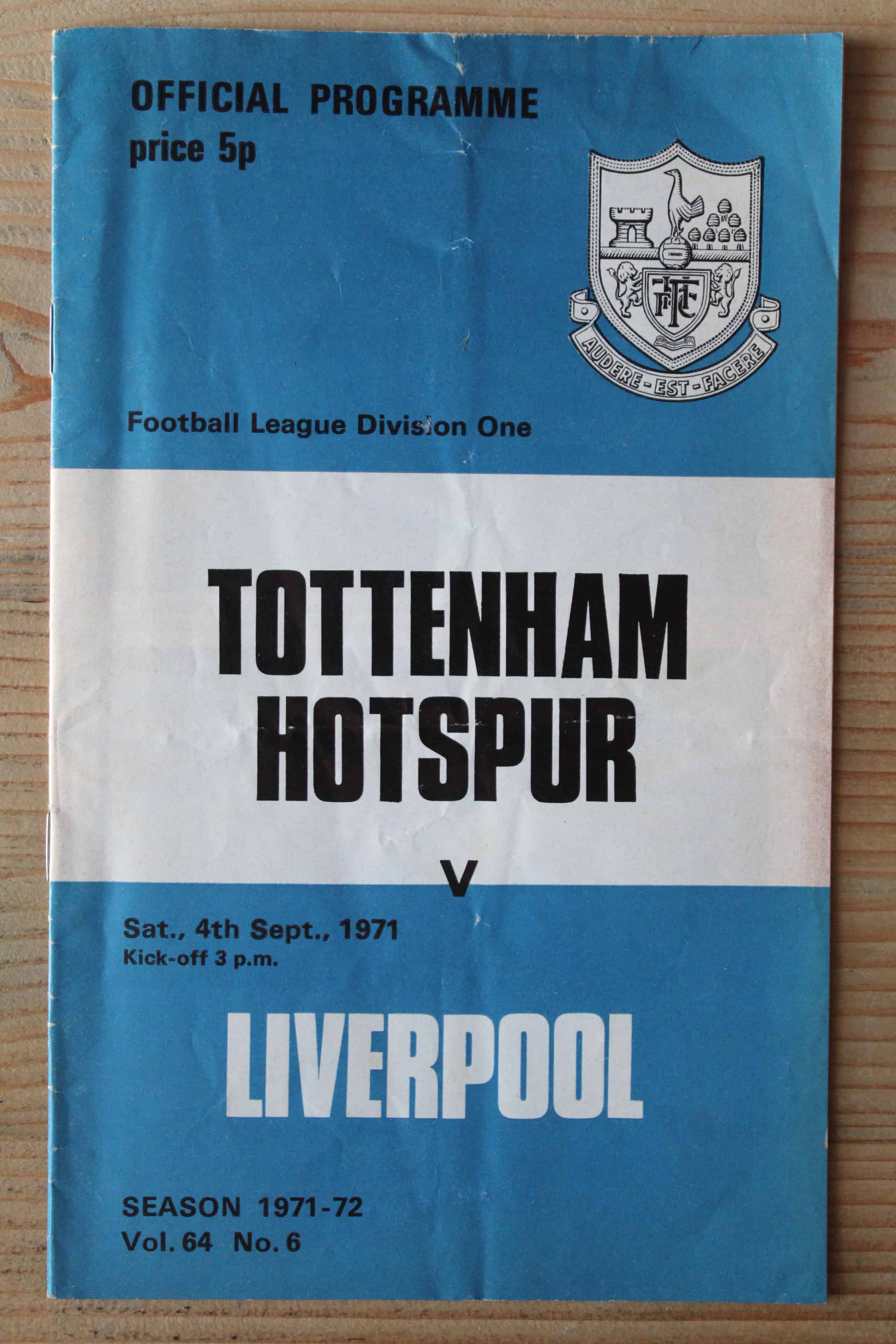 Tottenham Hotspur FC v Liverpool FC