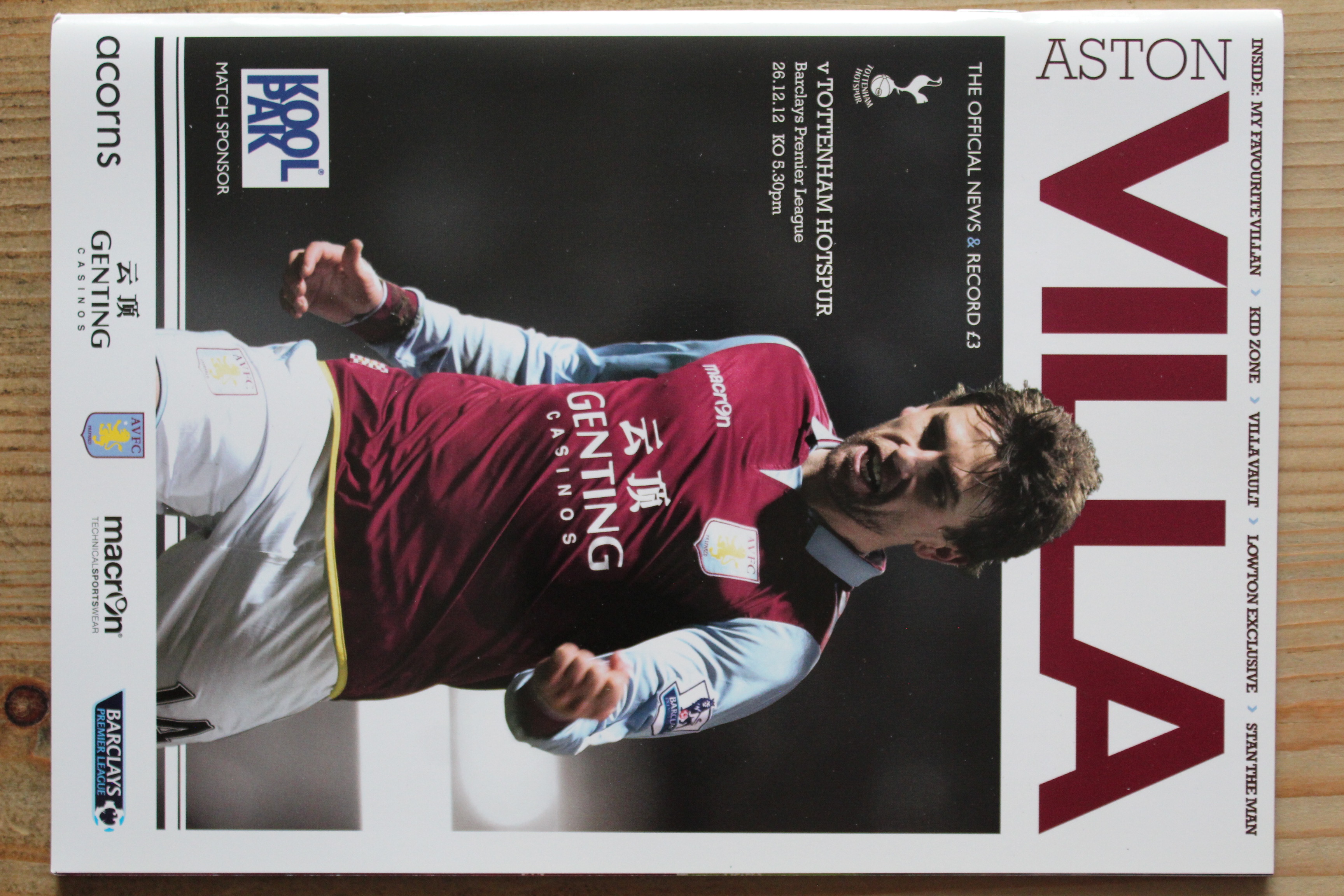 Aston Villa FC v Tottenham Hotspur FC