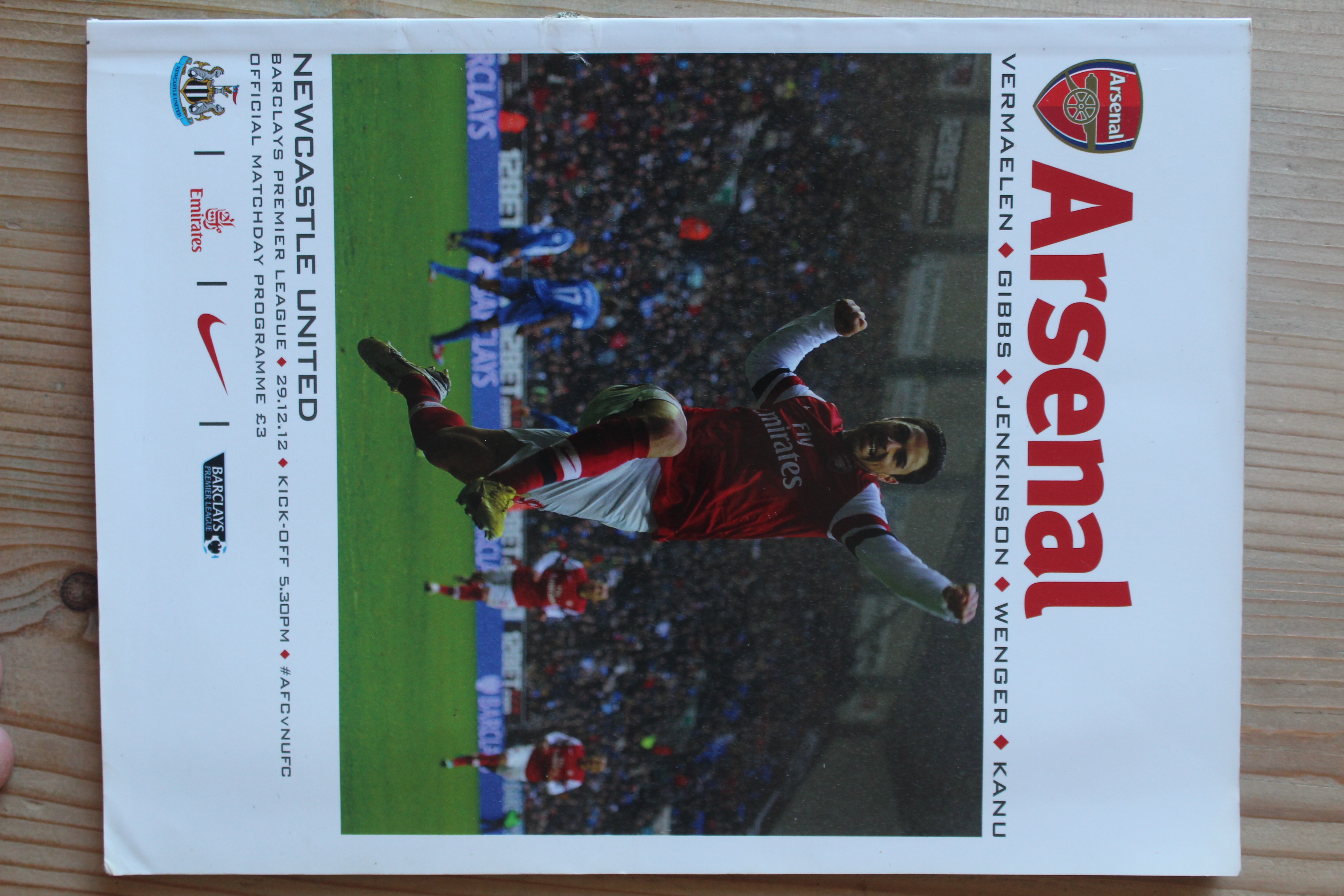 Arsenal FC v Newcastle United FC
