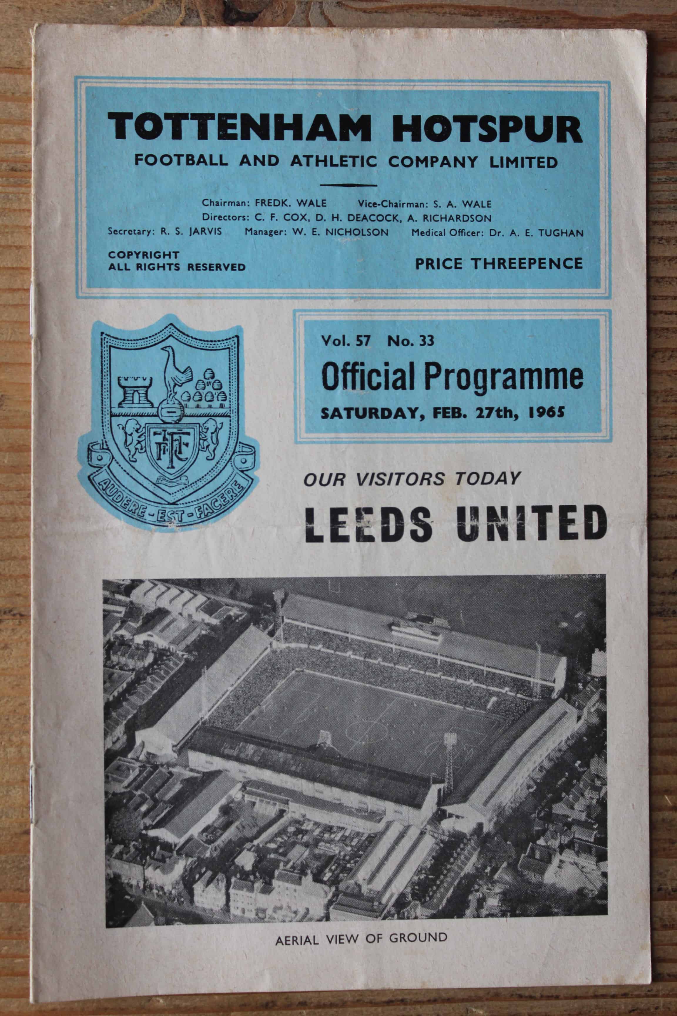 Tottenham Hotspur FC v Leeds United FC