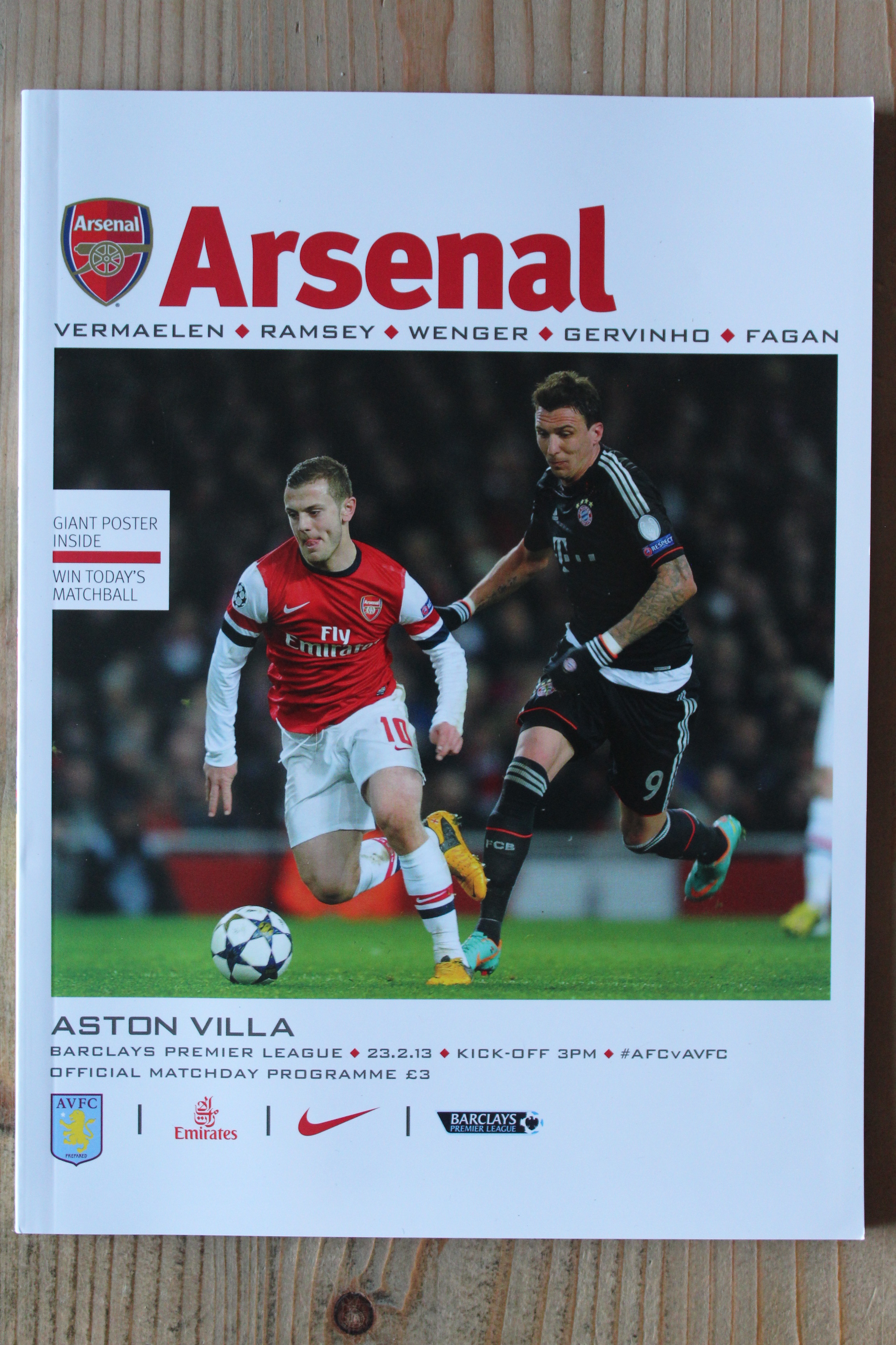 Arsenal FC v Aston Villa FC