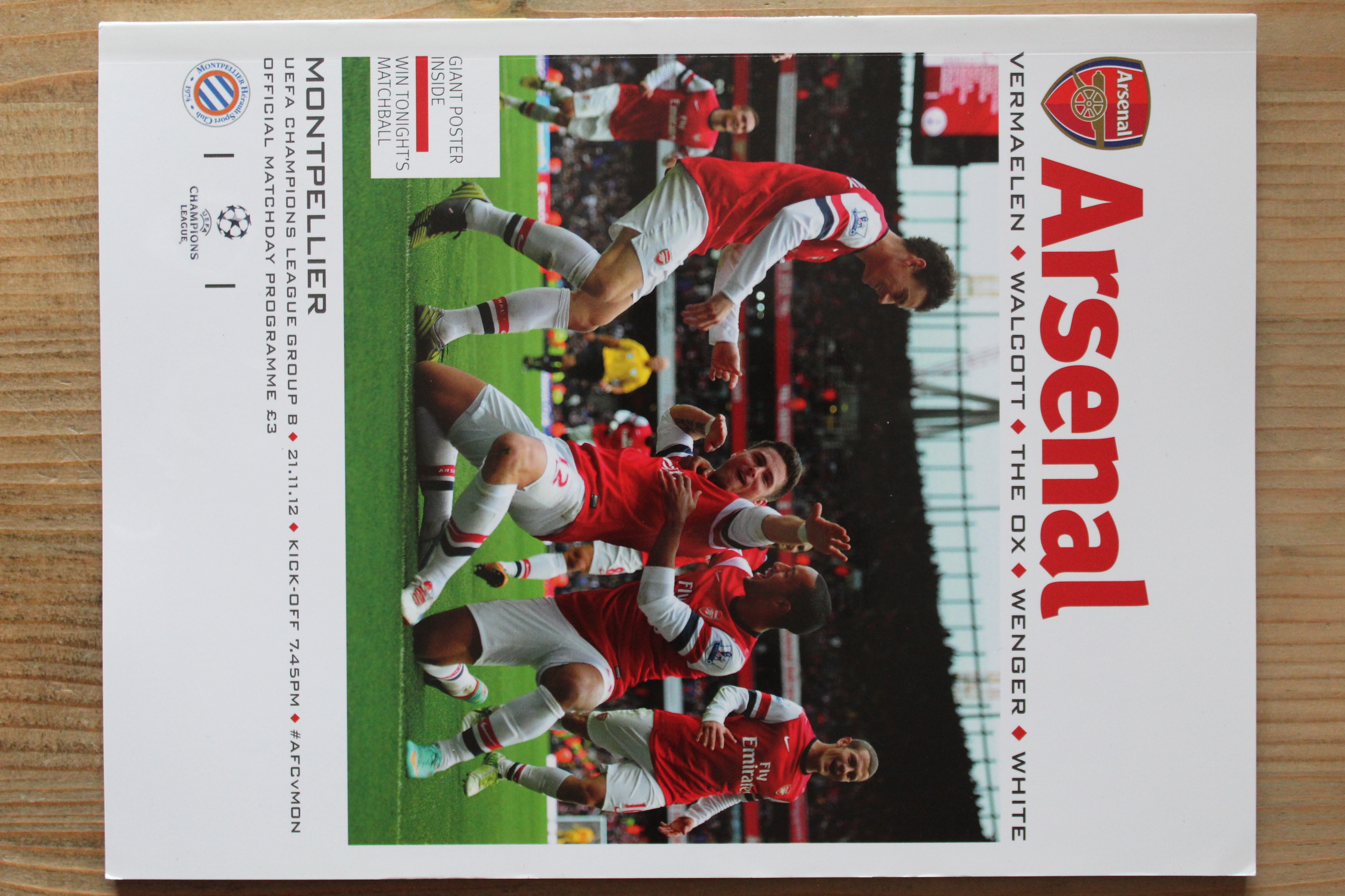 Arsenal FC v Montpellier Herault