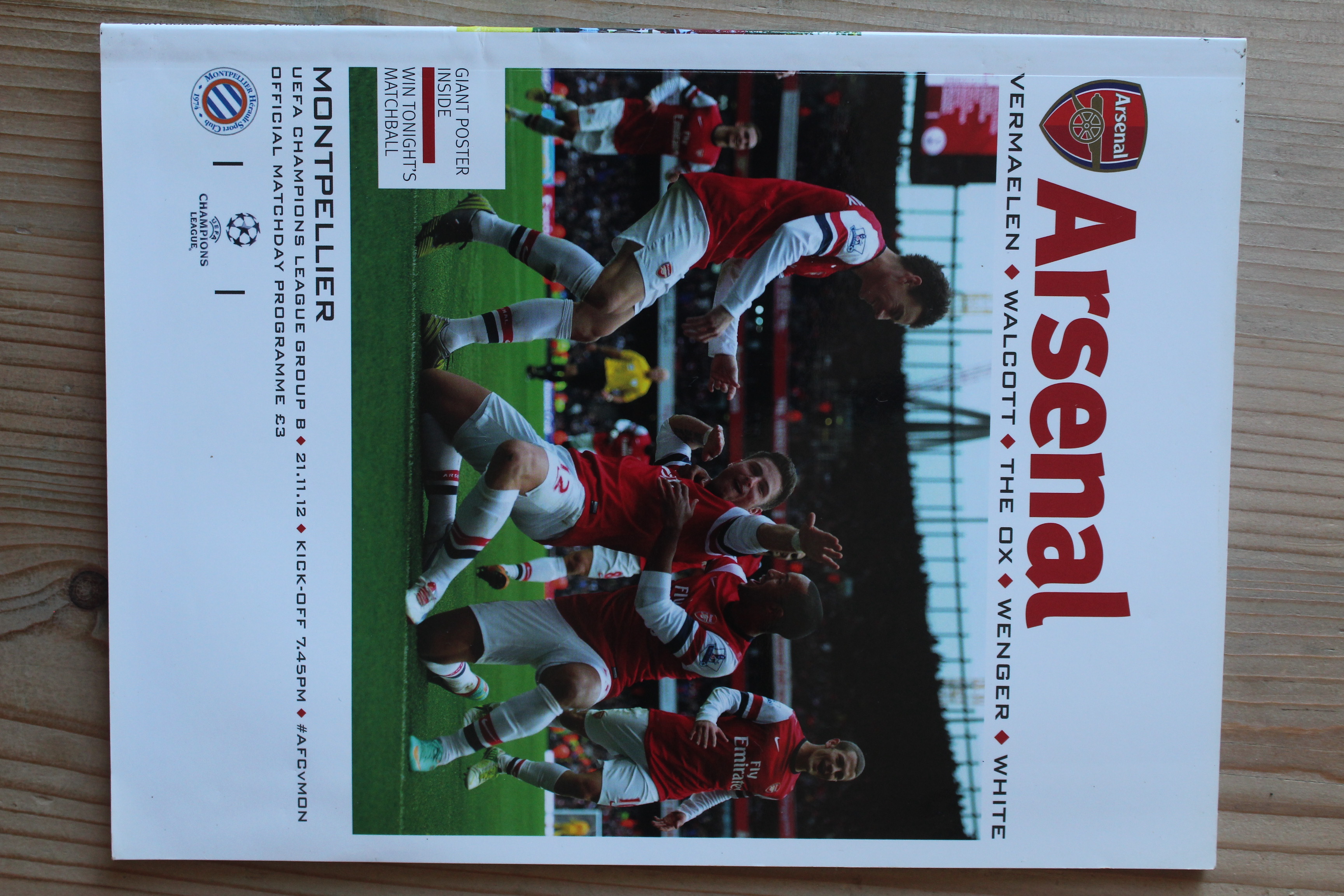 Arsenal FC v Montpellier Herault