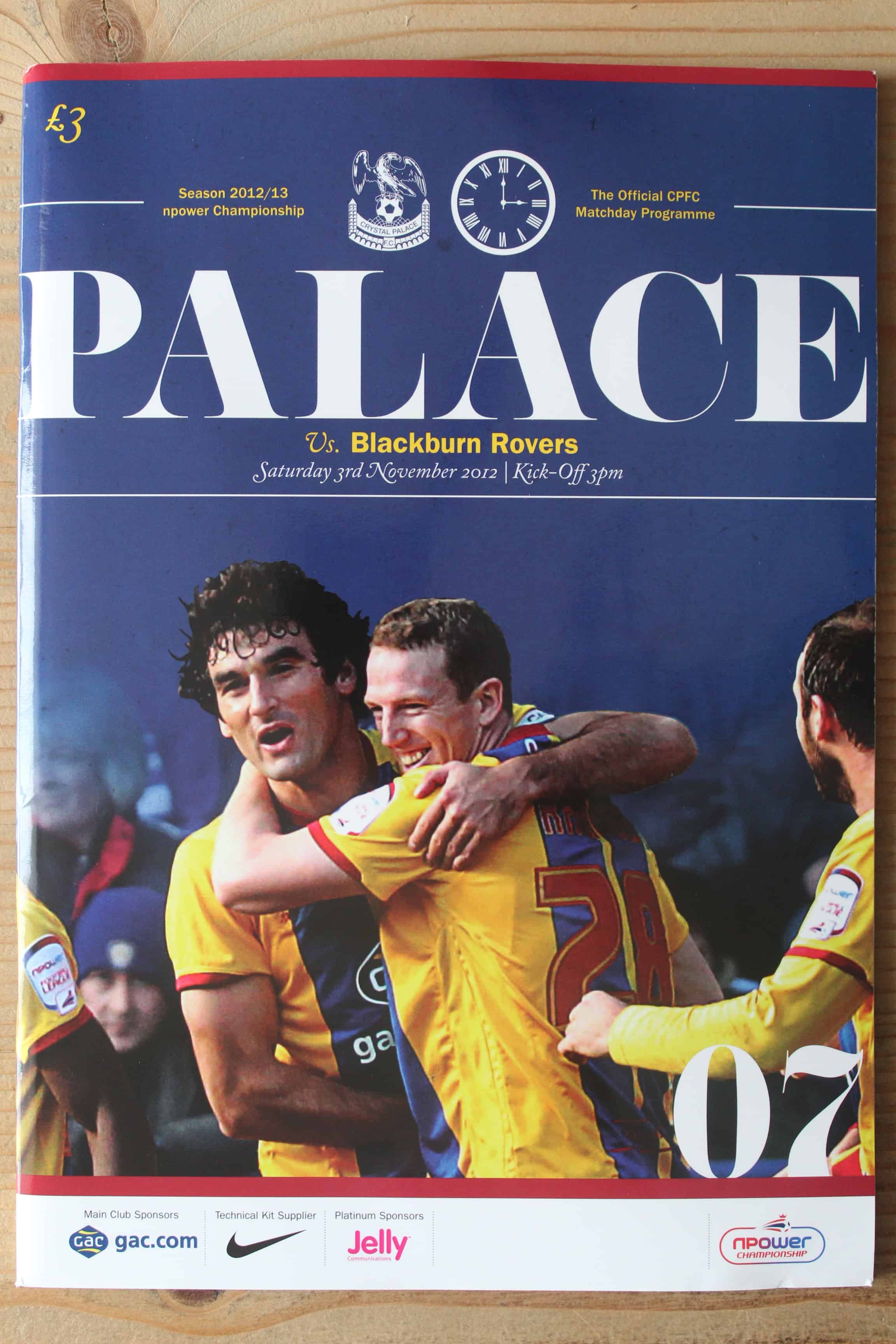 Crystal Palace FC v Blackburn Rovers FC