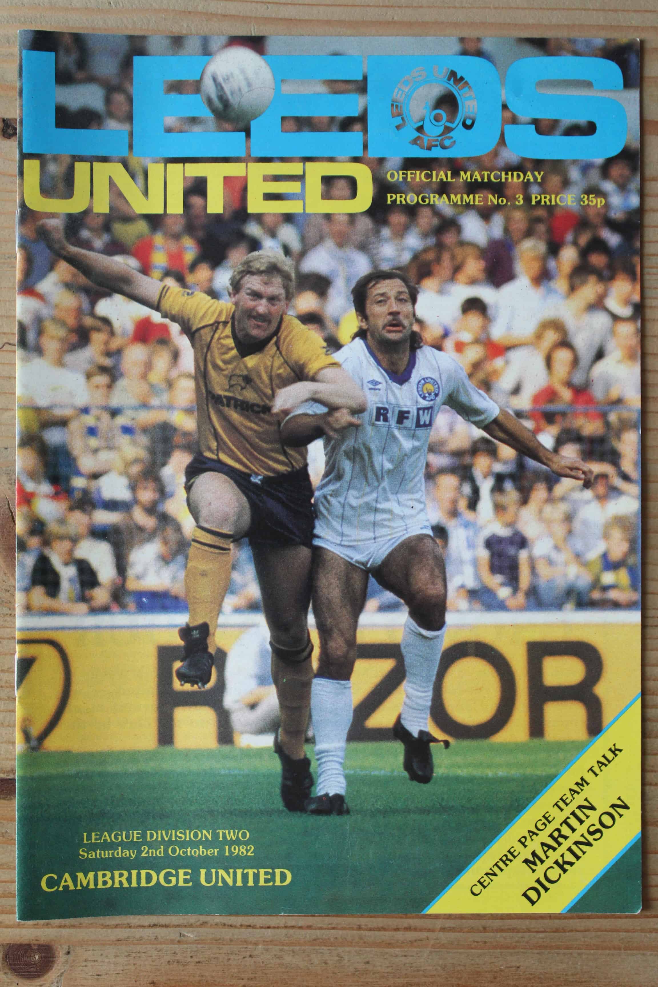 Leeds United FC v Cambridge United FC