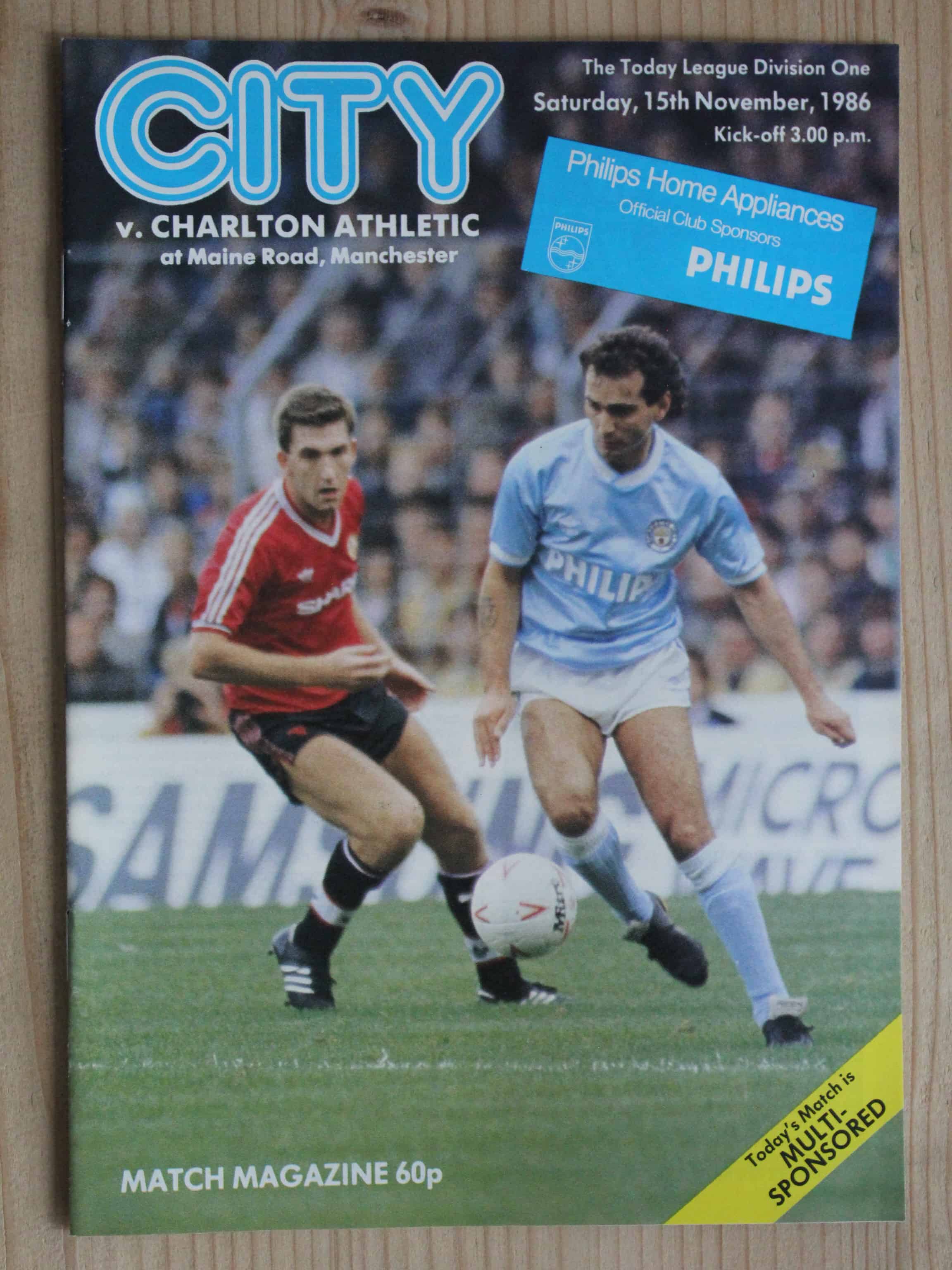 Manchester City FC v Charlton Athletic FC