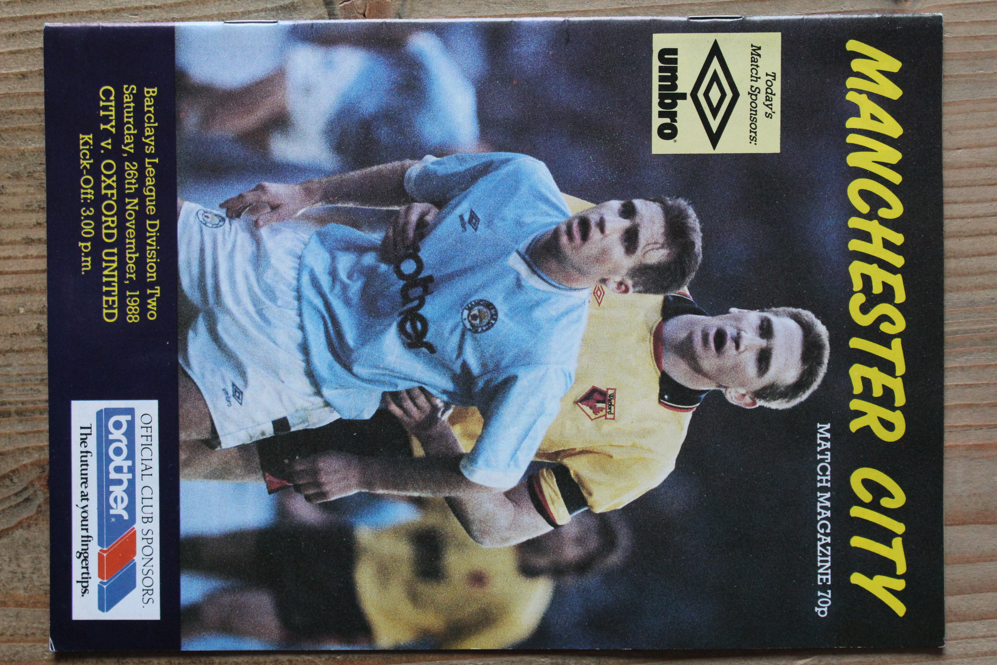 Manchester City FC v Oxford United FC