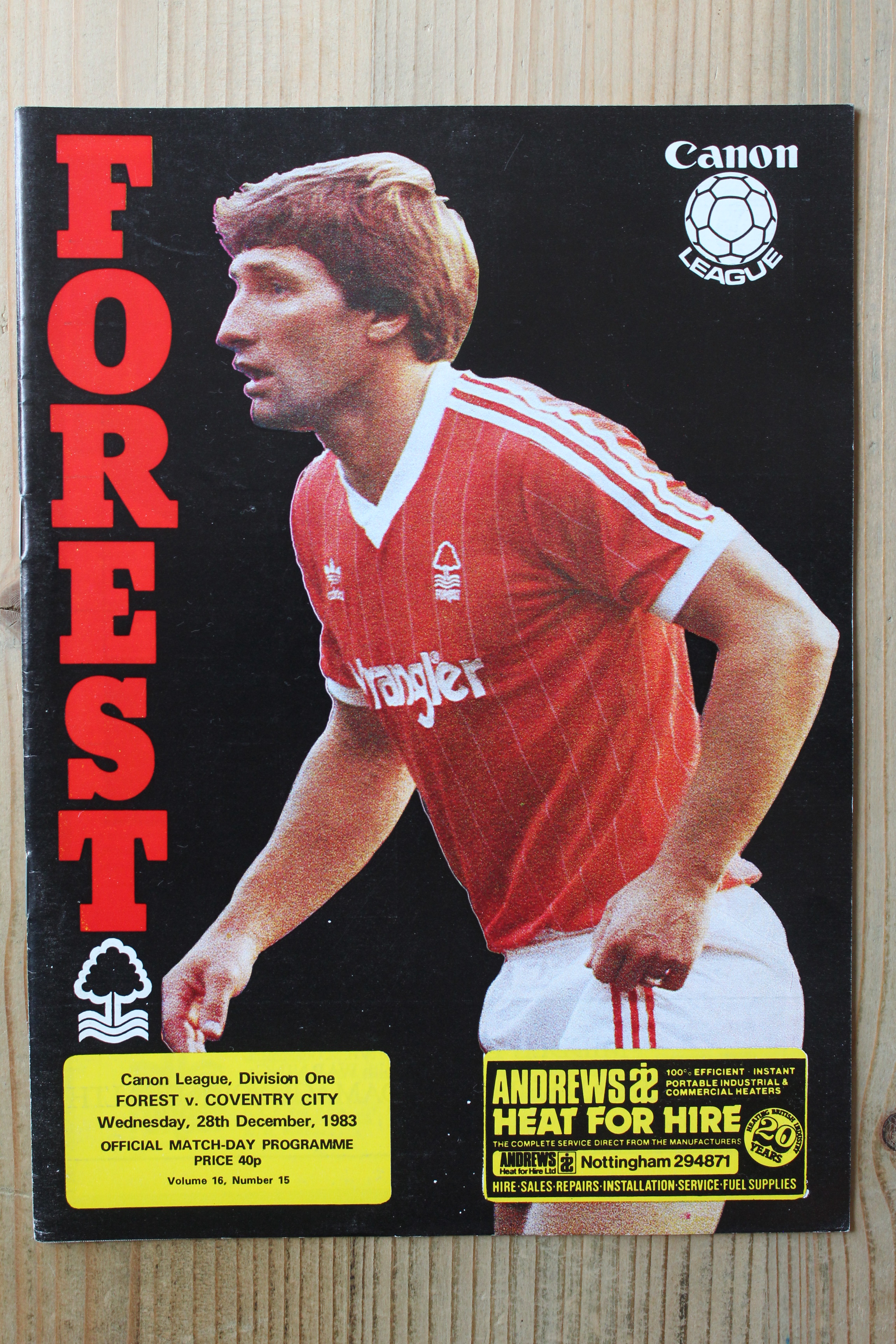Nottingham Forest FC v Coventry City FC