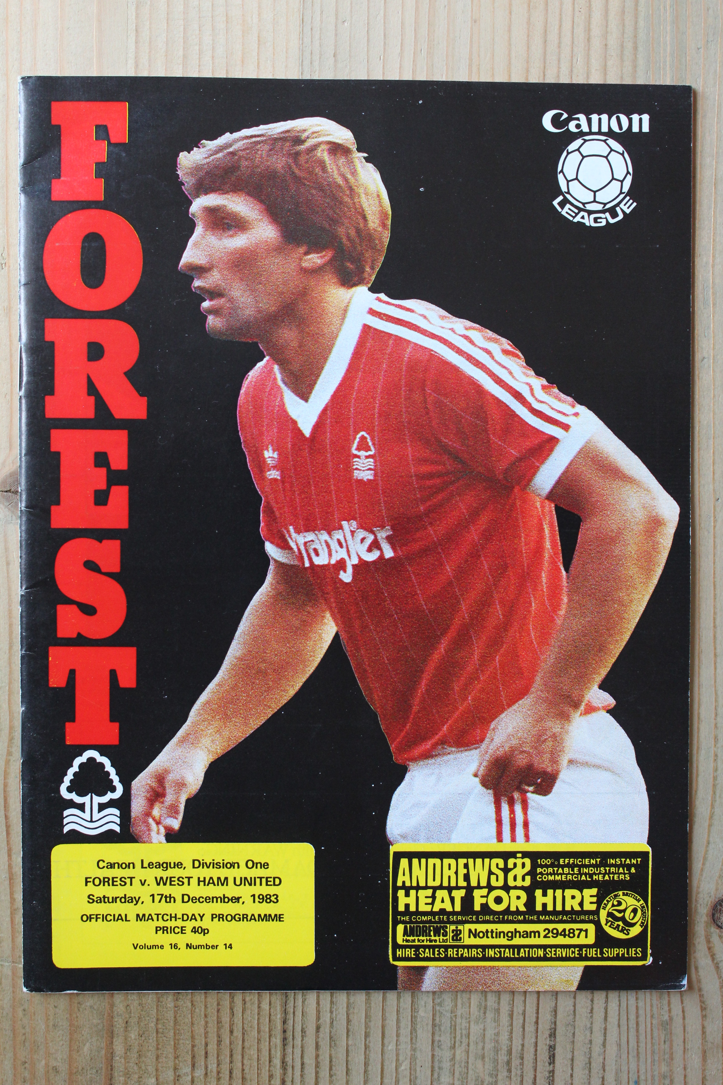 Nottingham Forest FC v West Ham United FC