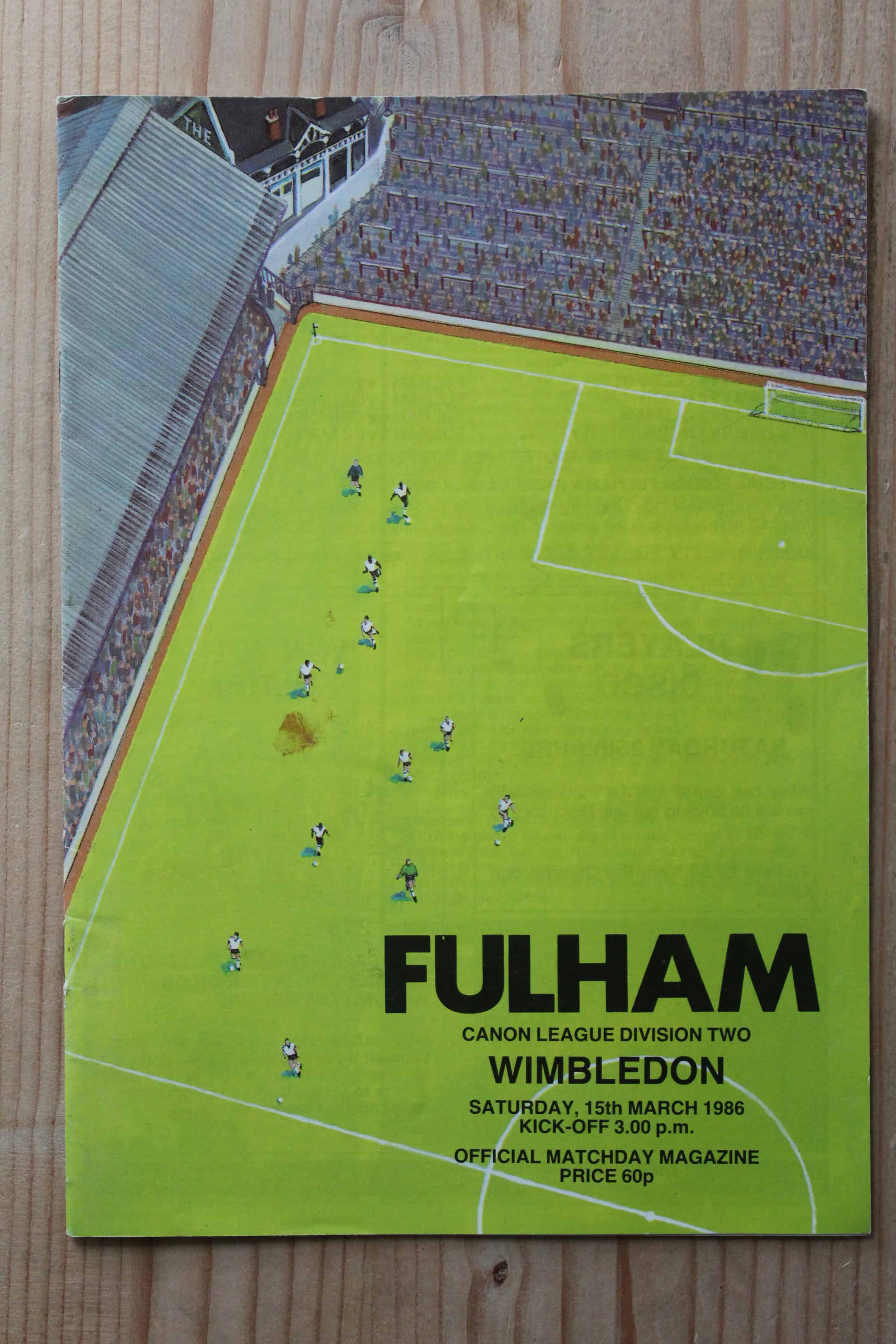 Fulham FC v Wimbledon