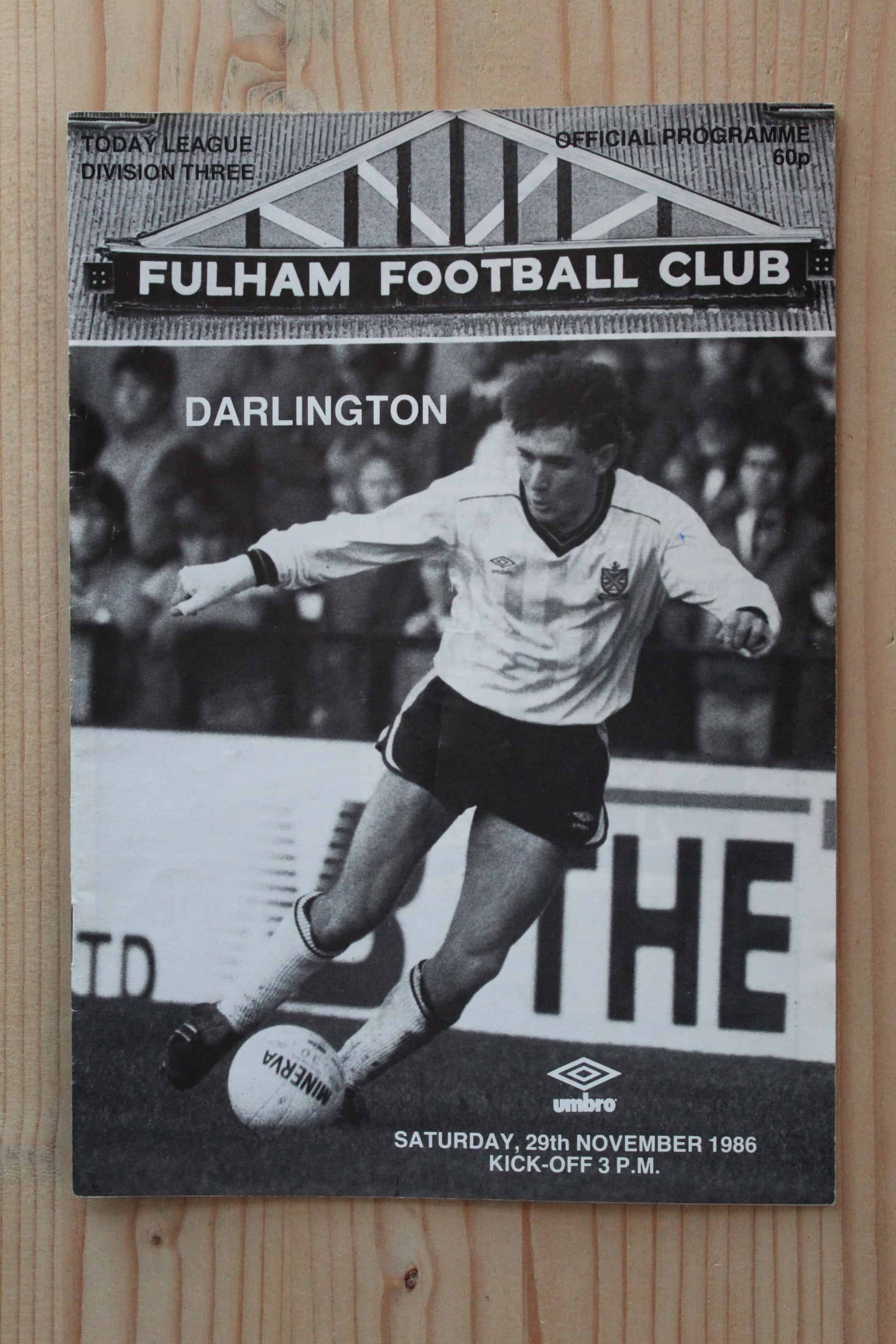 Fulham FC v Darlington FC