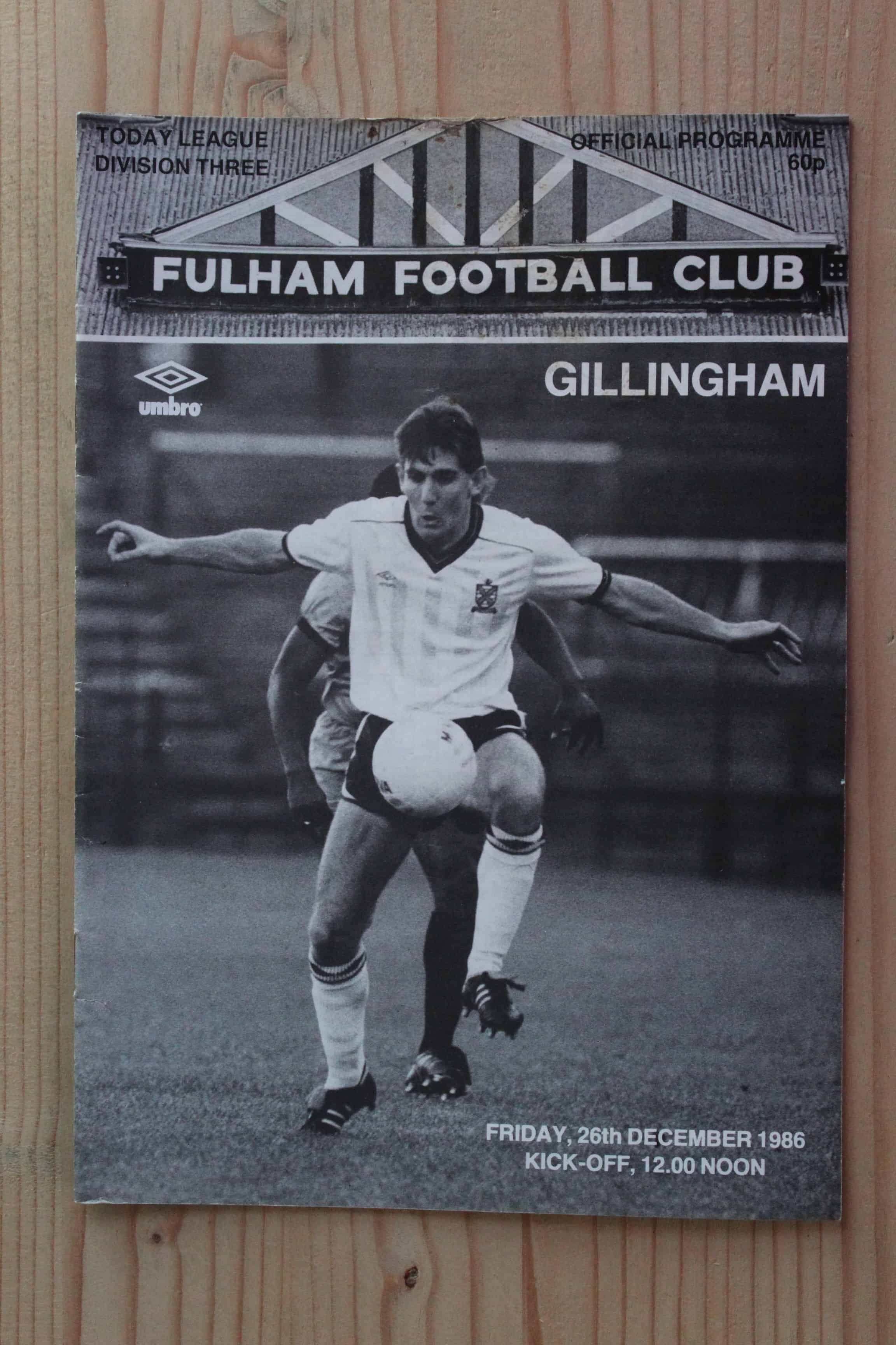 Fulham FC v Gillingham FC