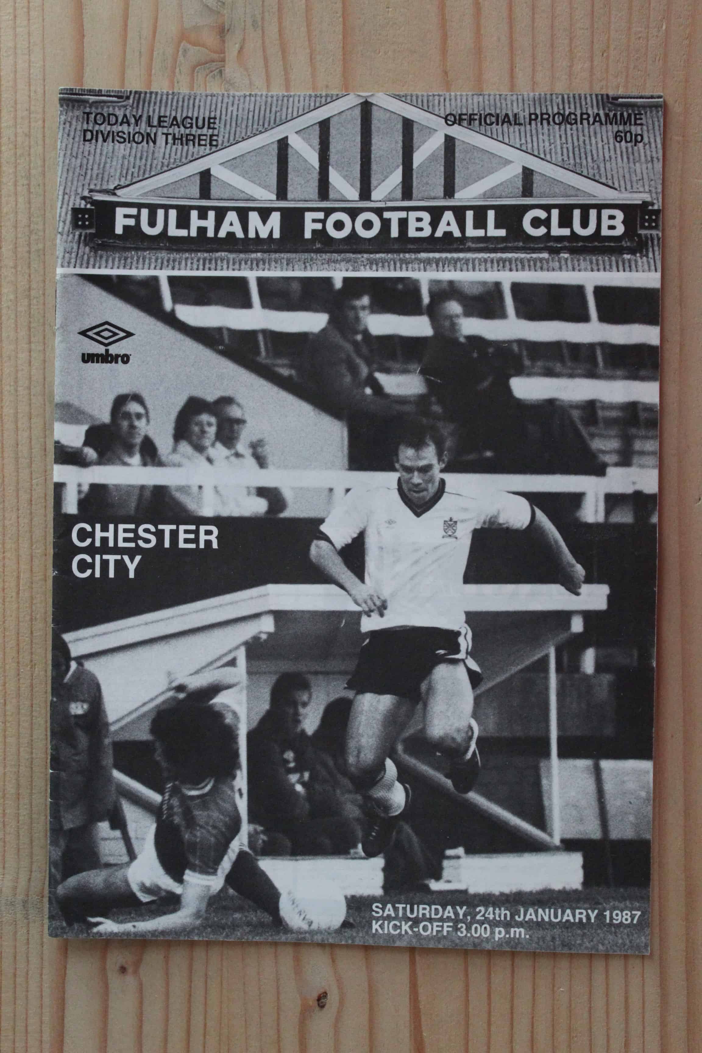 Fulham FC v Chester City FC