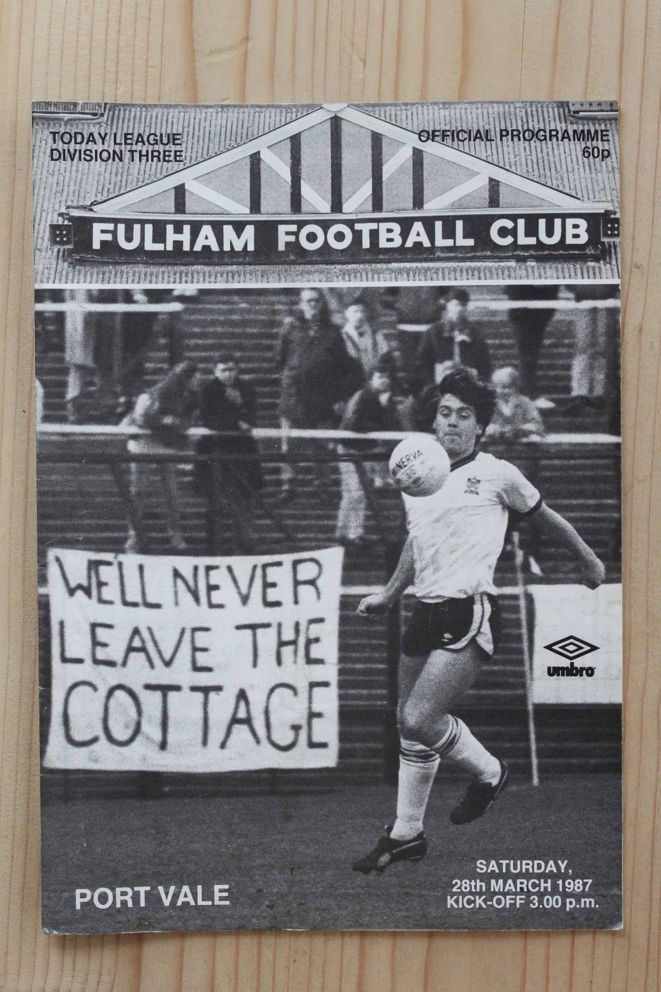 Fulham FC v Port Vale FC