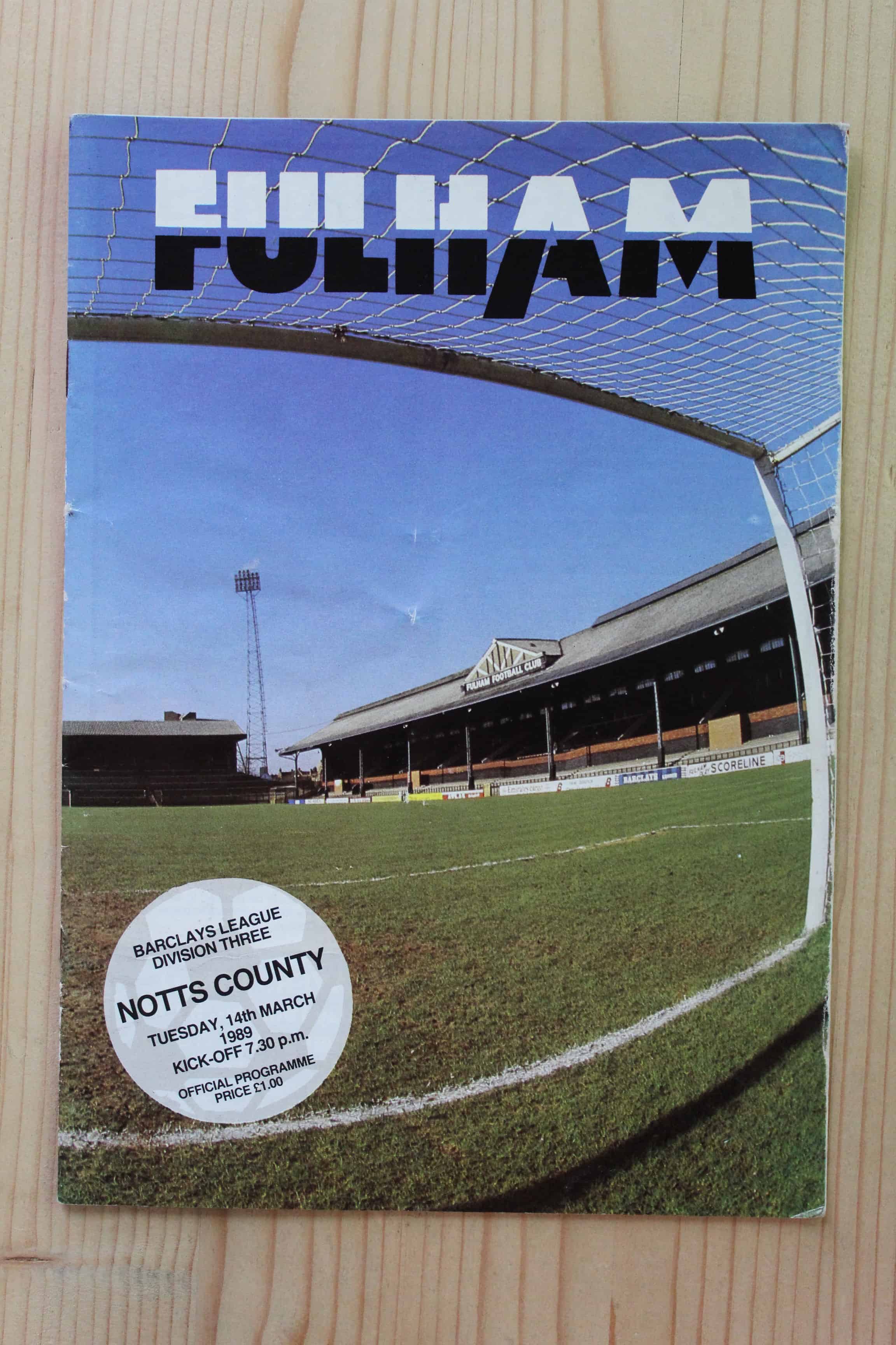 Fulham FC v Notts County FC