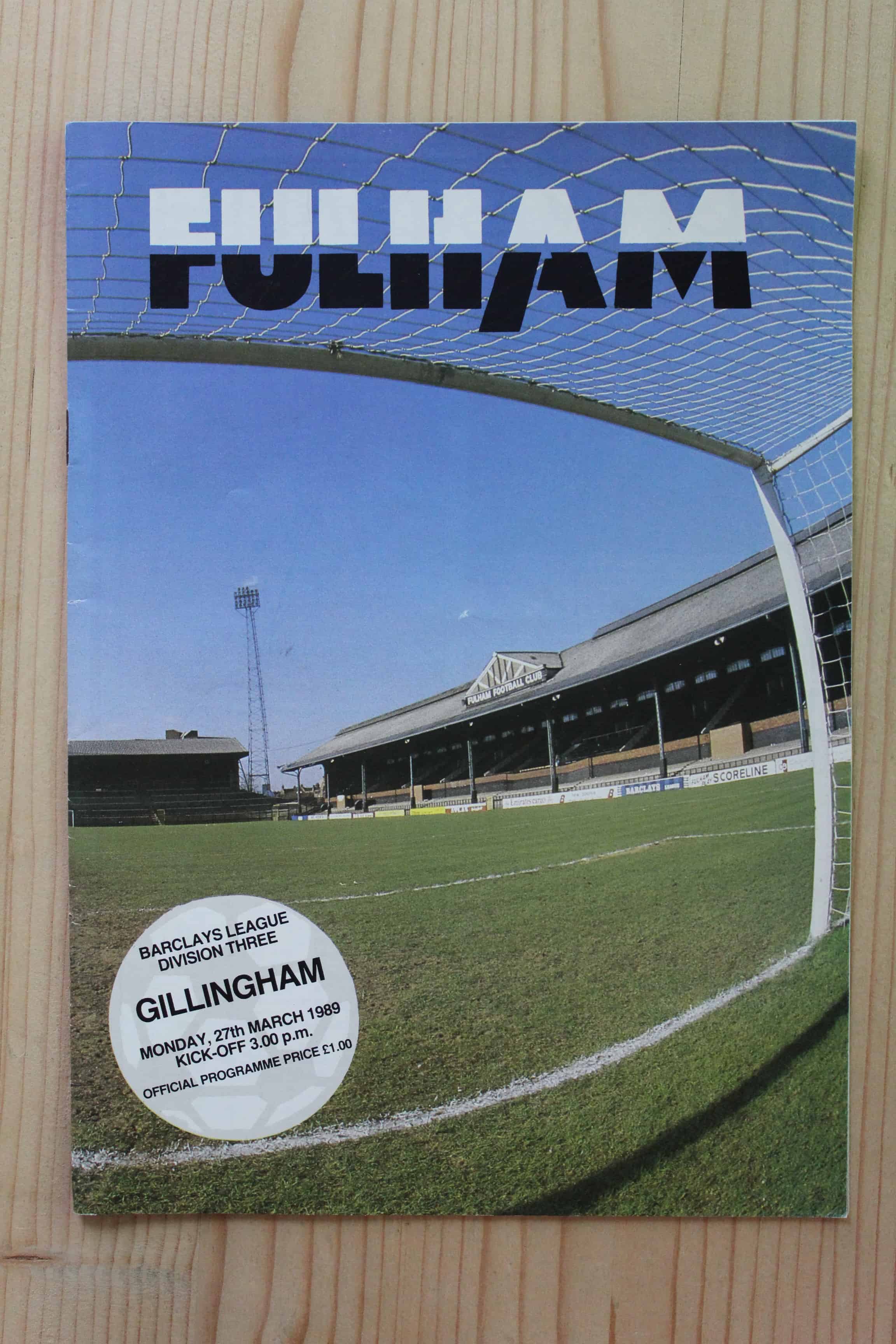 Fulham FC v Gillingham FC