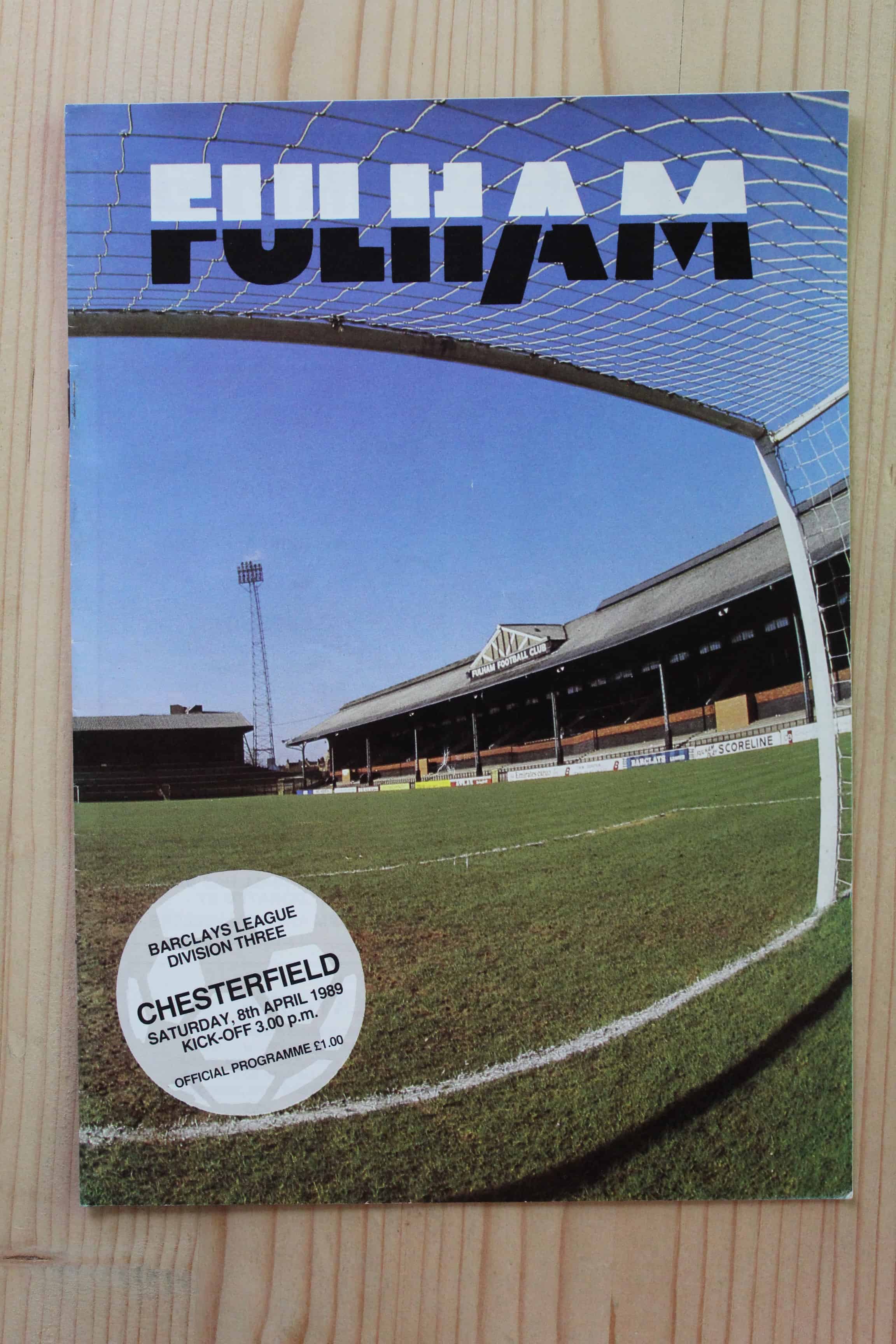 Fulham FC v Chesterfield FC