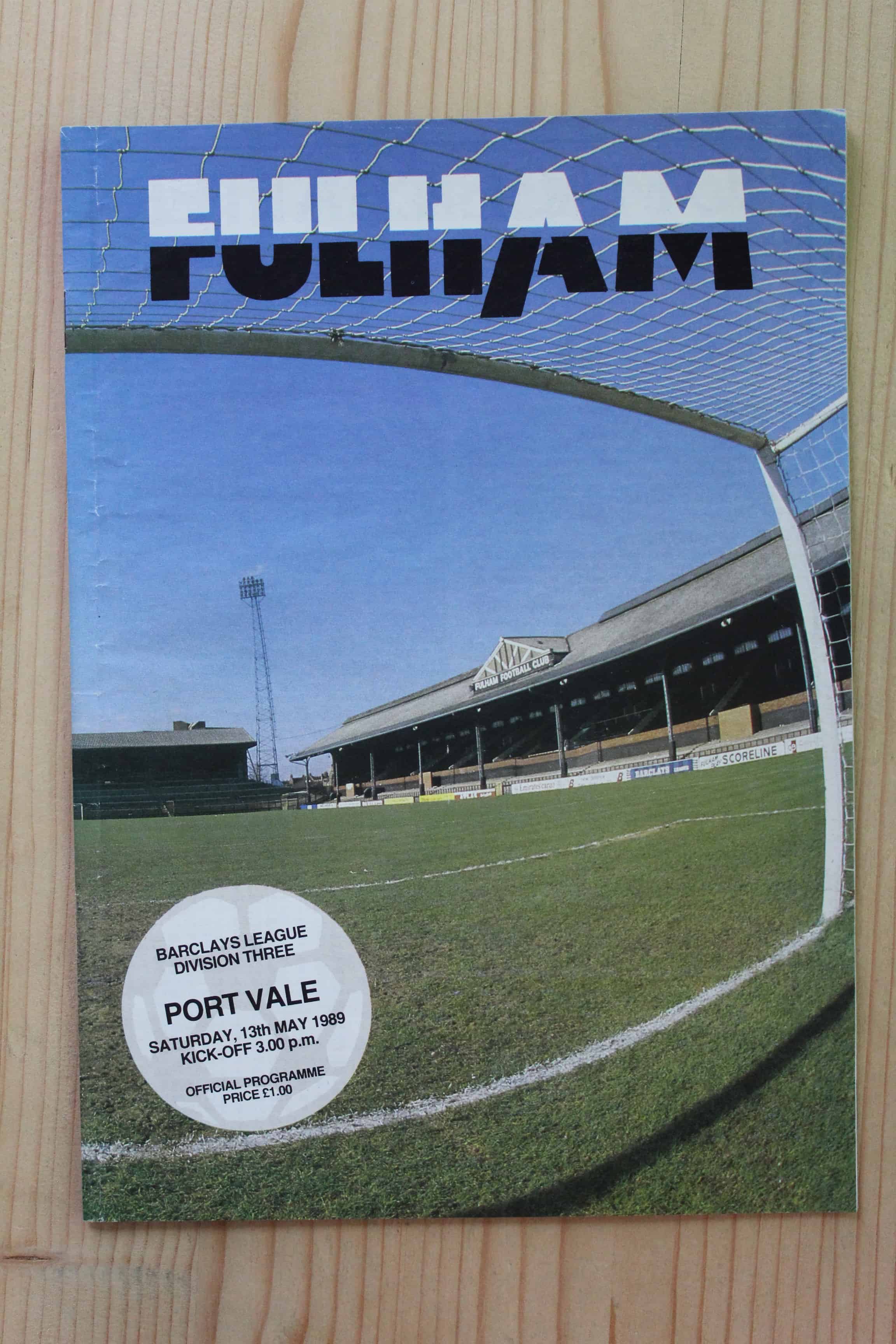 Fulham FC v Port Vale FC