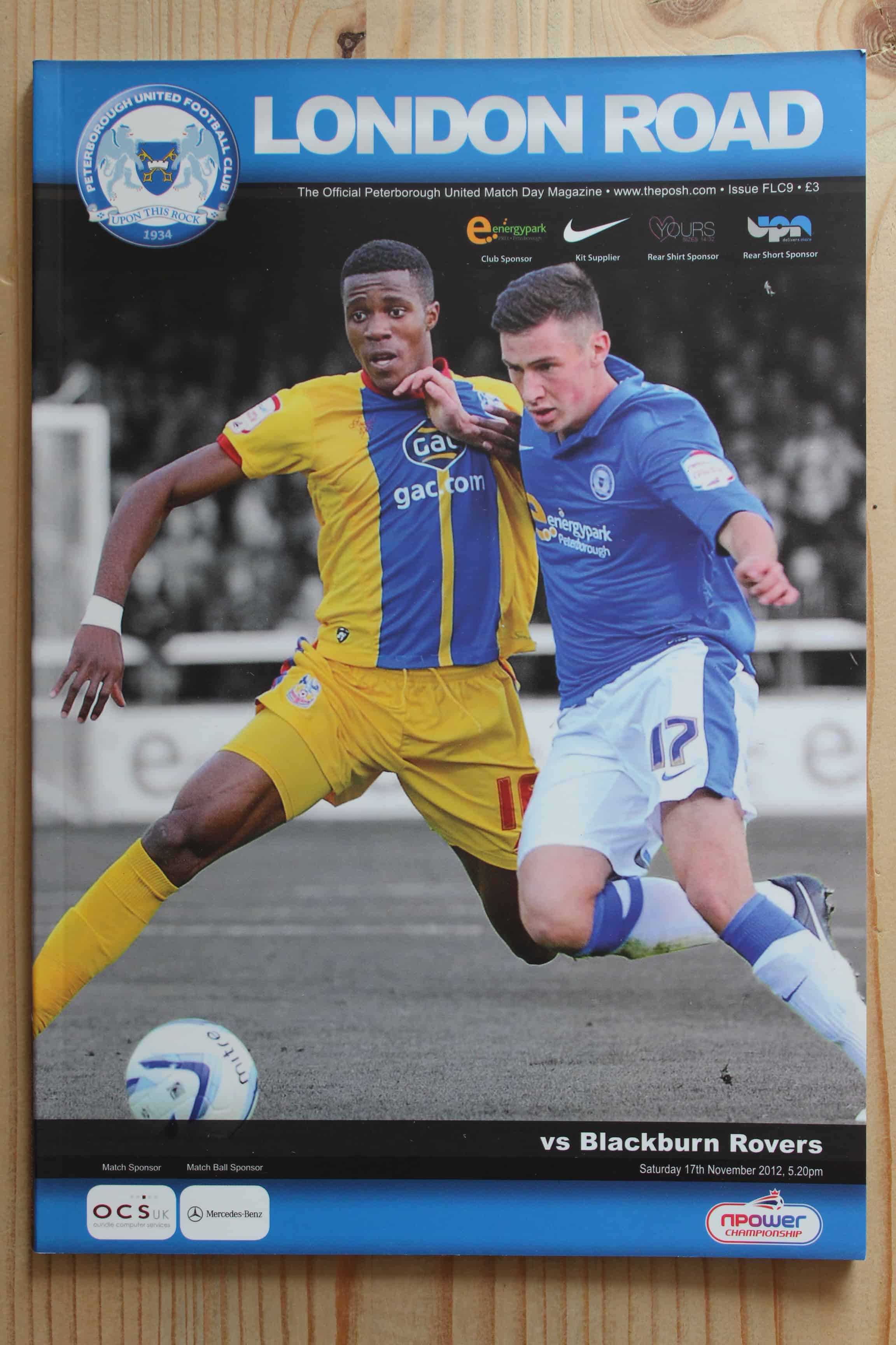 Peterborough United FC v Blackburn Rovers FC