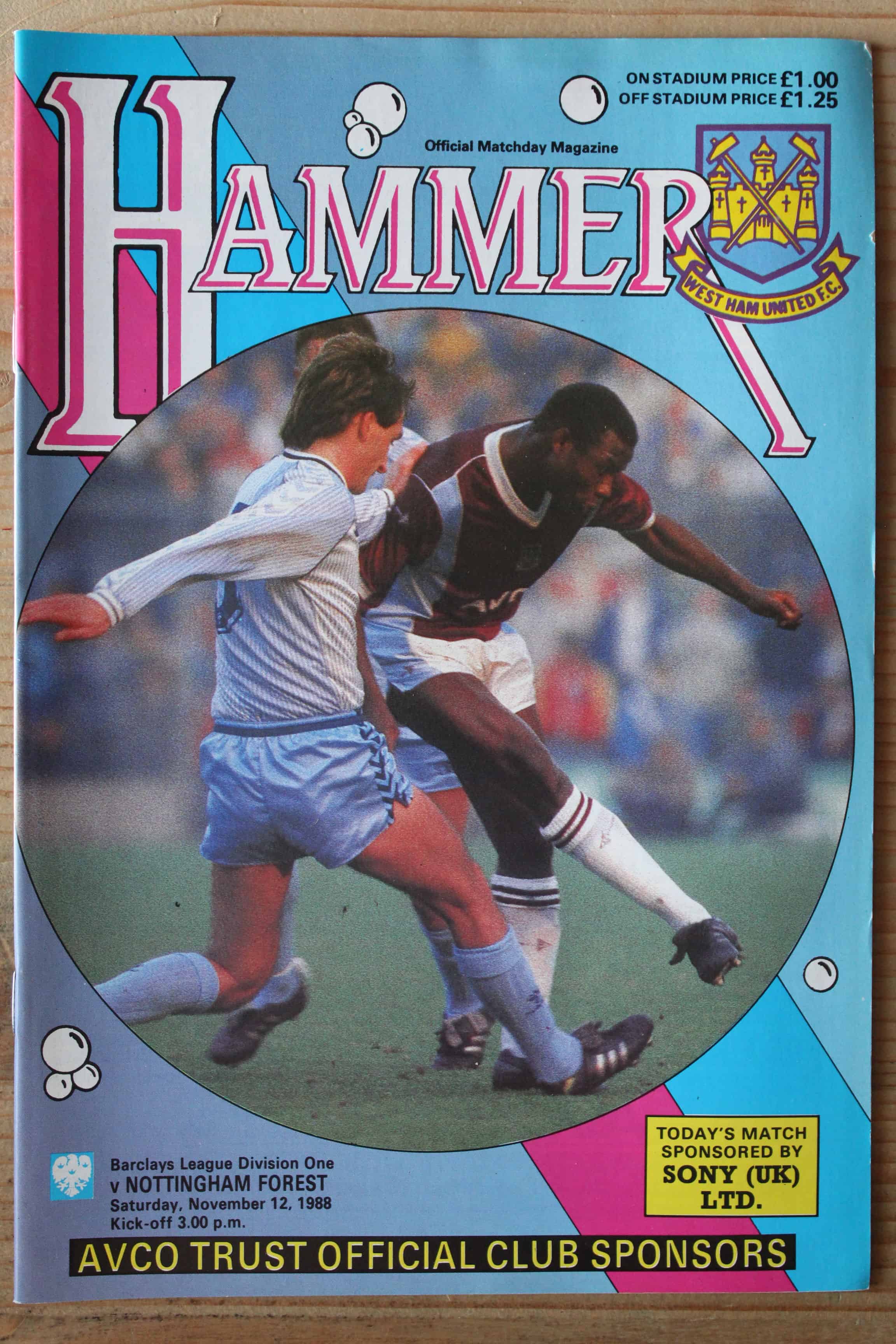 West Ham United FC v Nottingham Forest FC