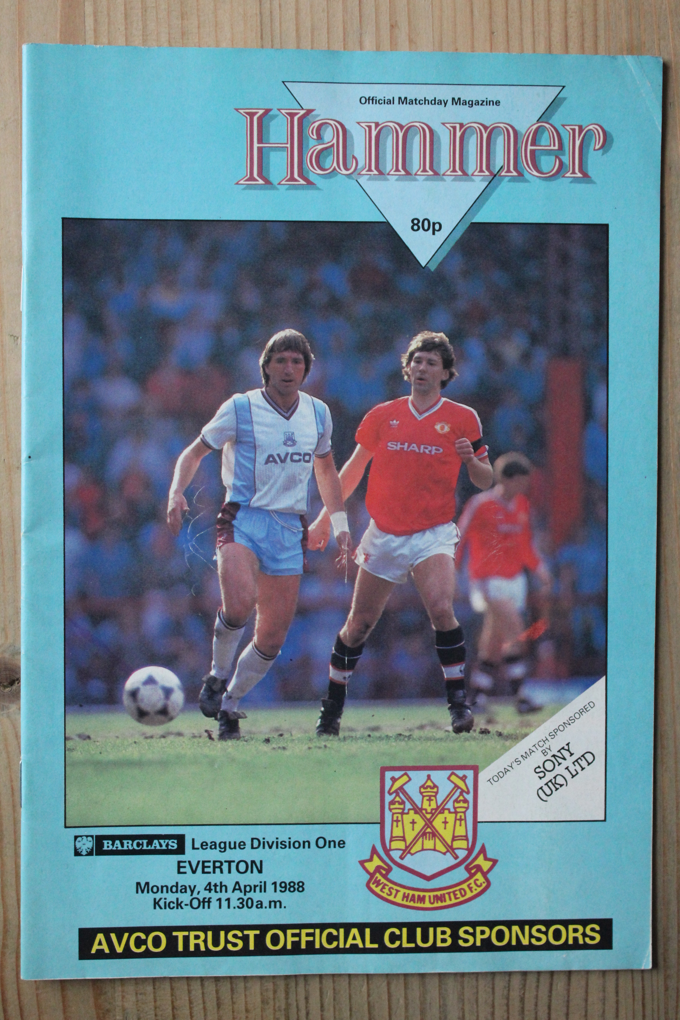 West Ham United FC v Everton FC