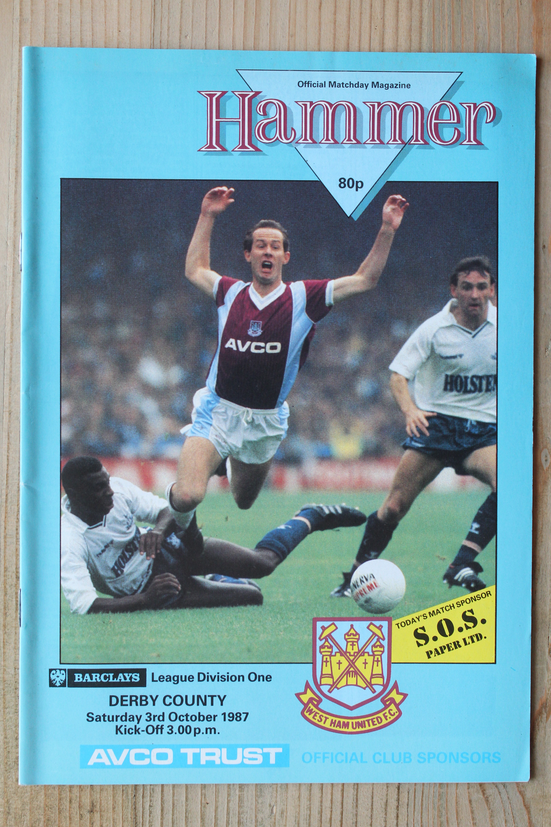 West Ham United FC v Derby County FC