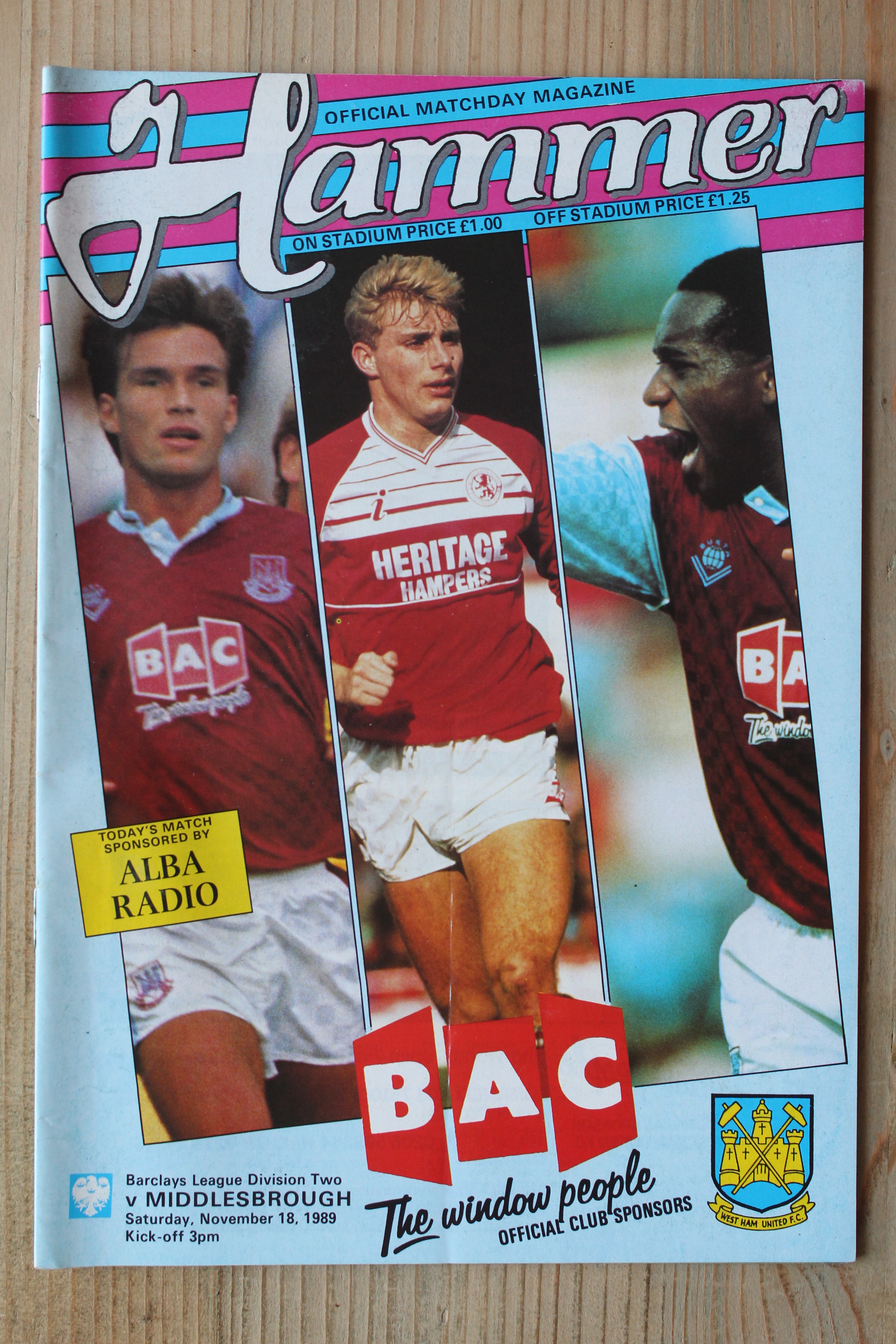 West Ham United FC v Middlesbrough FC