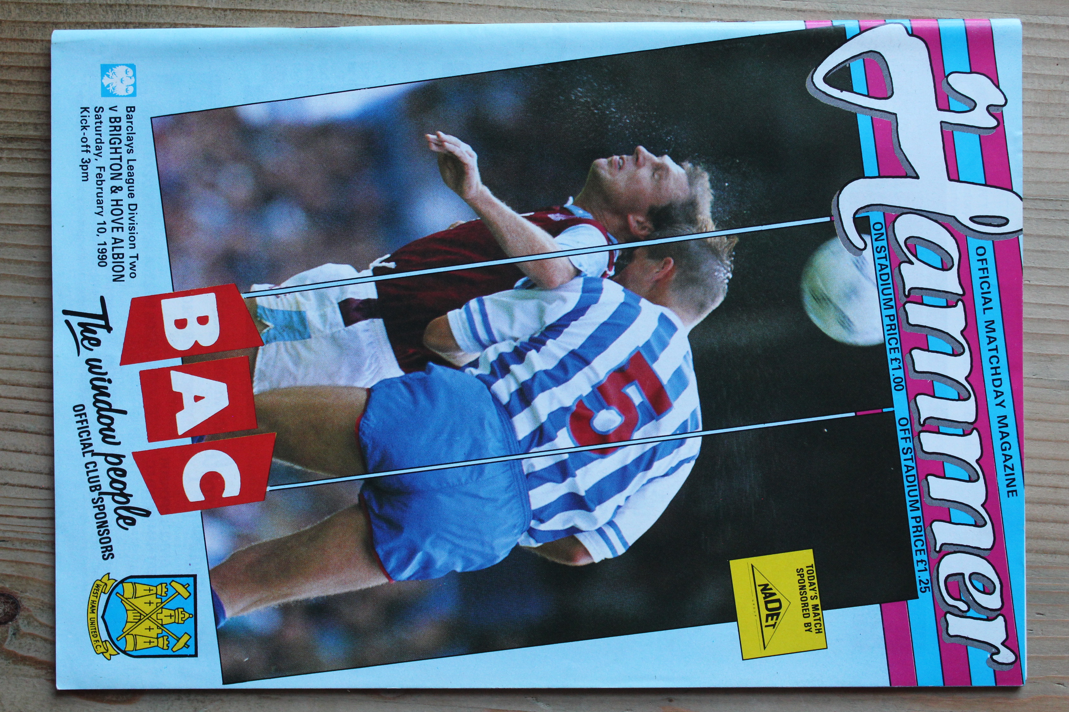 West Ham United FC v Brighton & Hove Albion FC