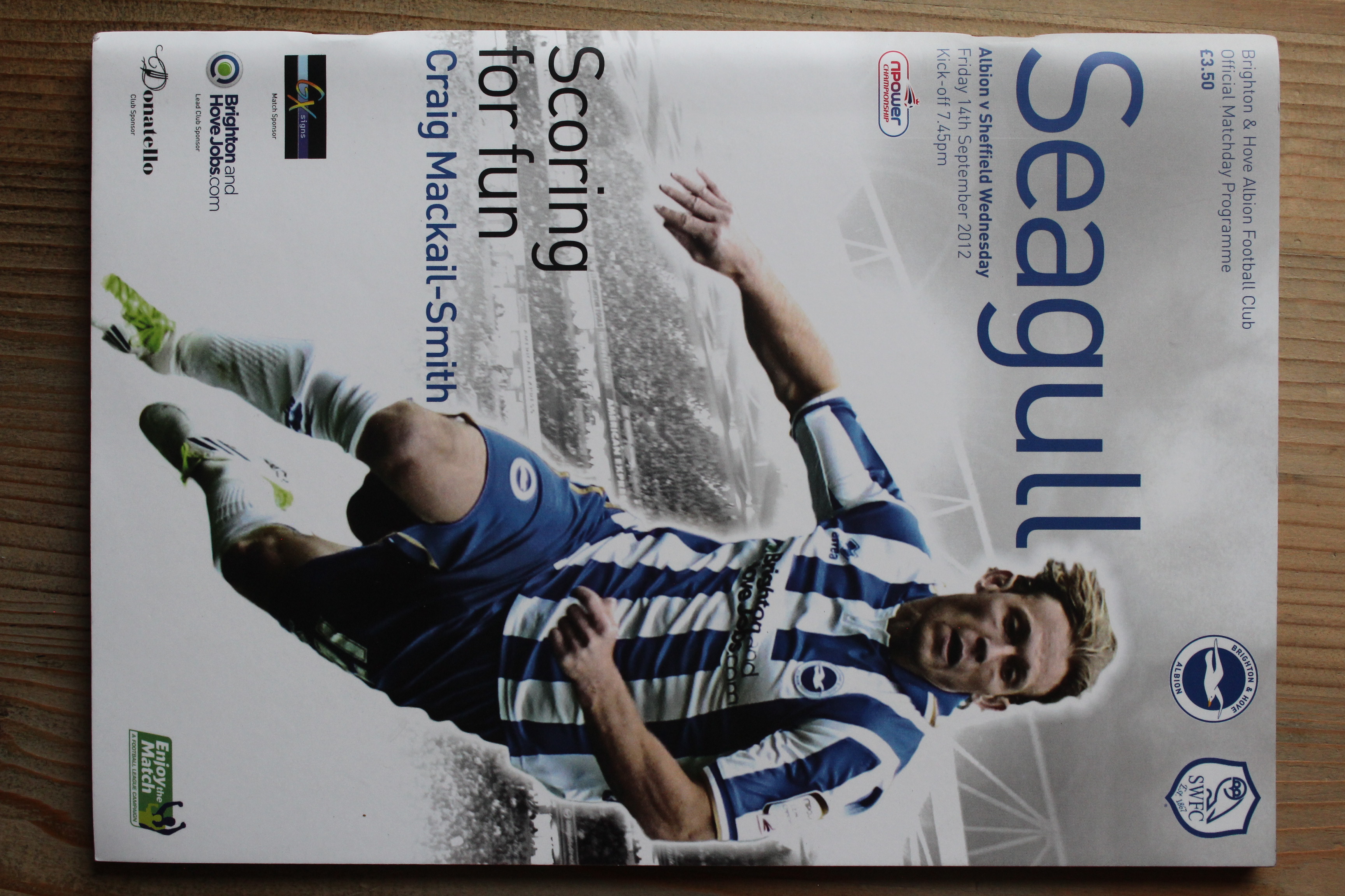 Brighton & Hove Albion FC v Sheffield Wednesday FC 