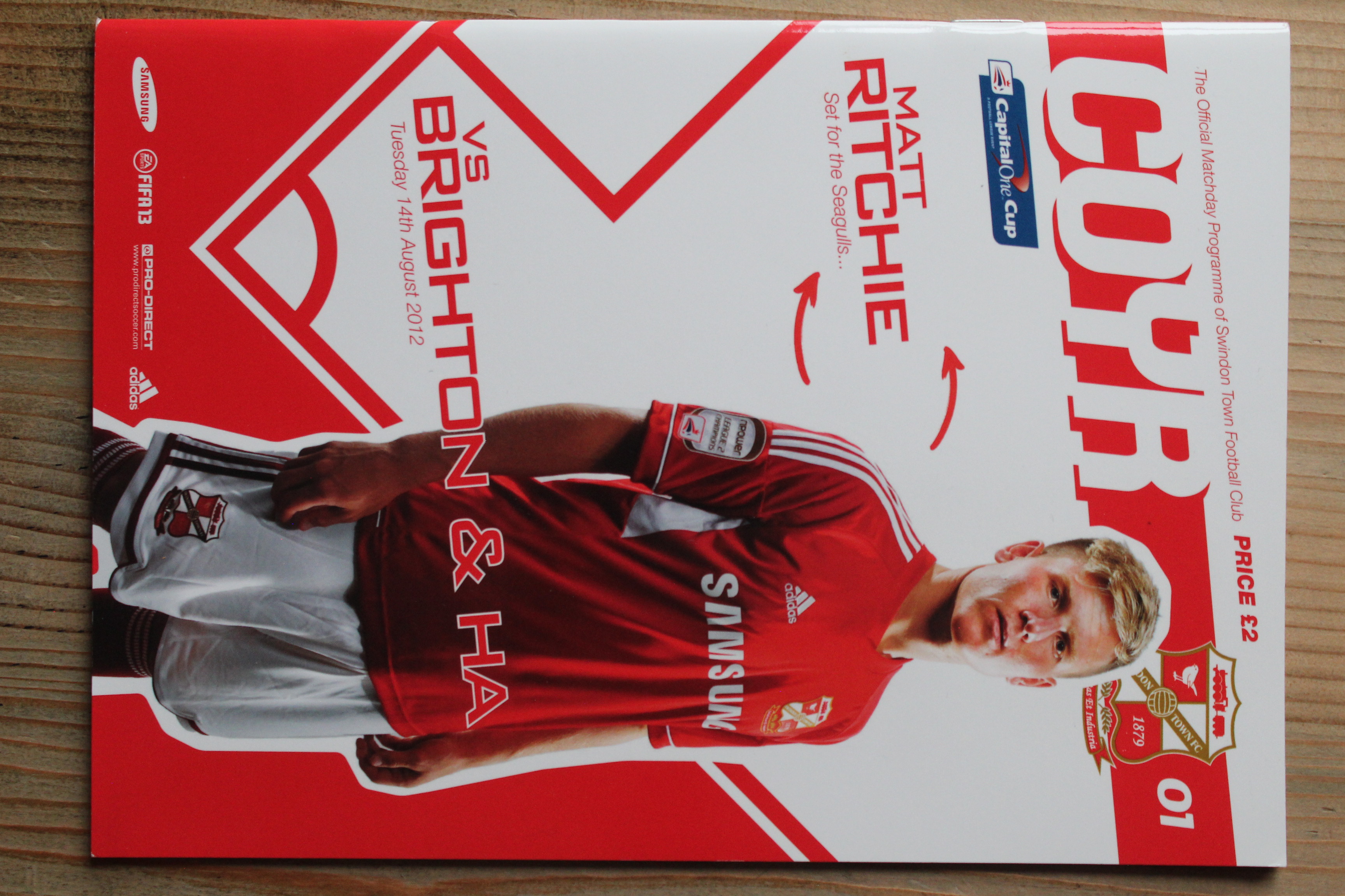 Swindon Town FC v Brighton & Hove Albion FC