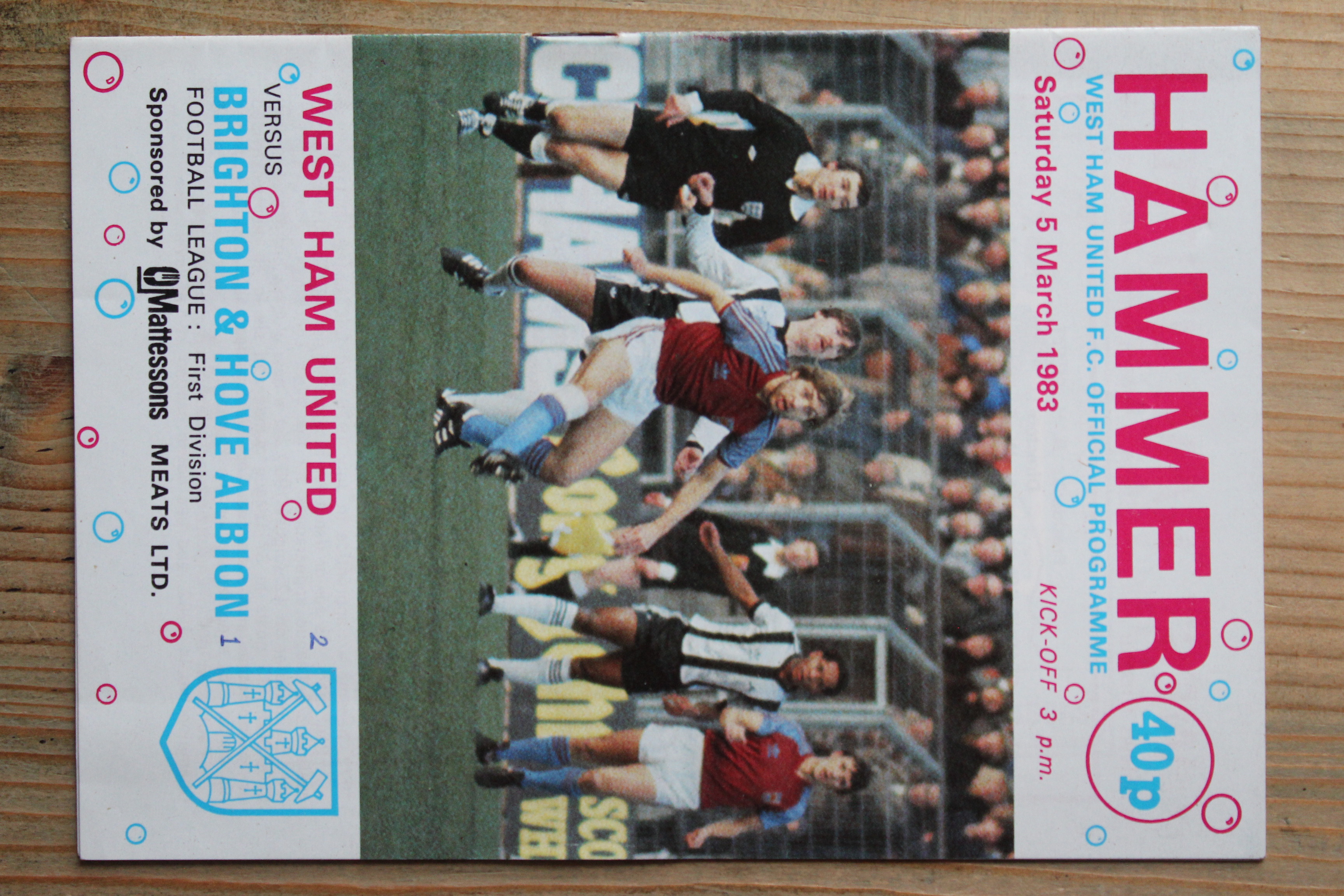 West Ham United FC v Brighton & Hove Albion FC