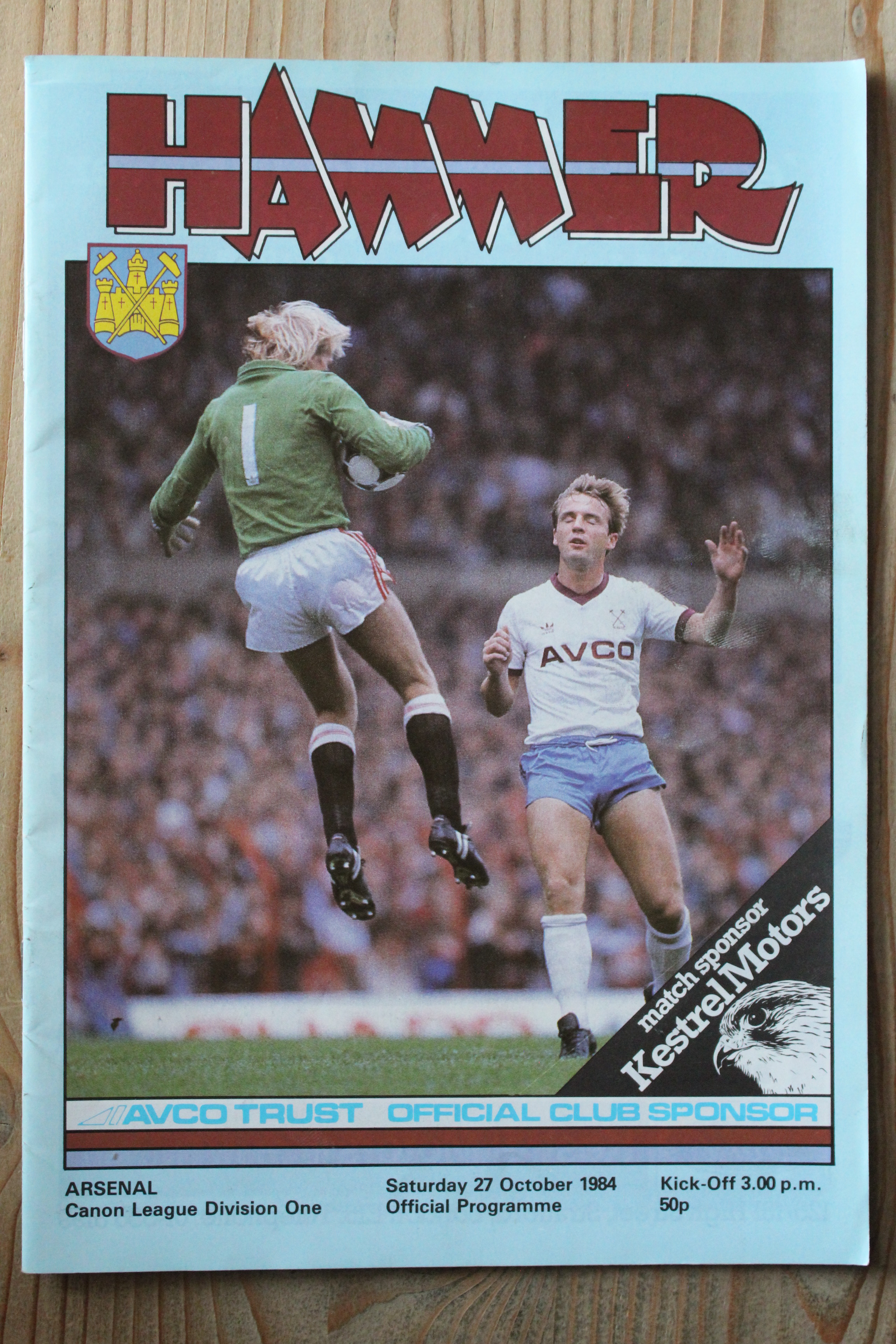 West Ham United FC v Arsenal FC