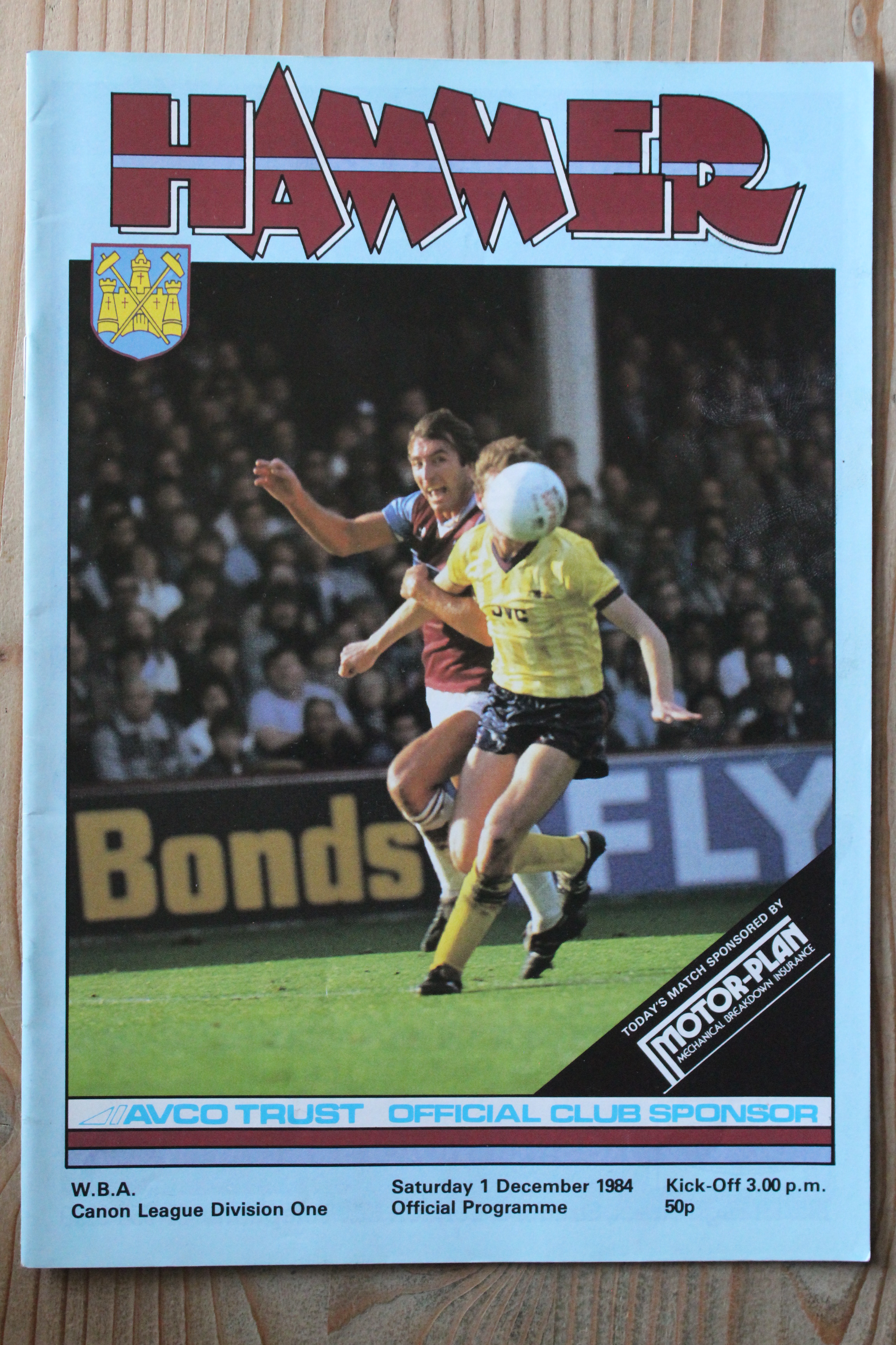 West Ham United FC v West Bromwich Albion FC 