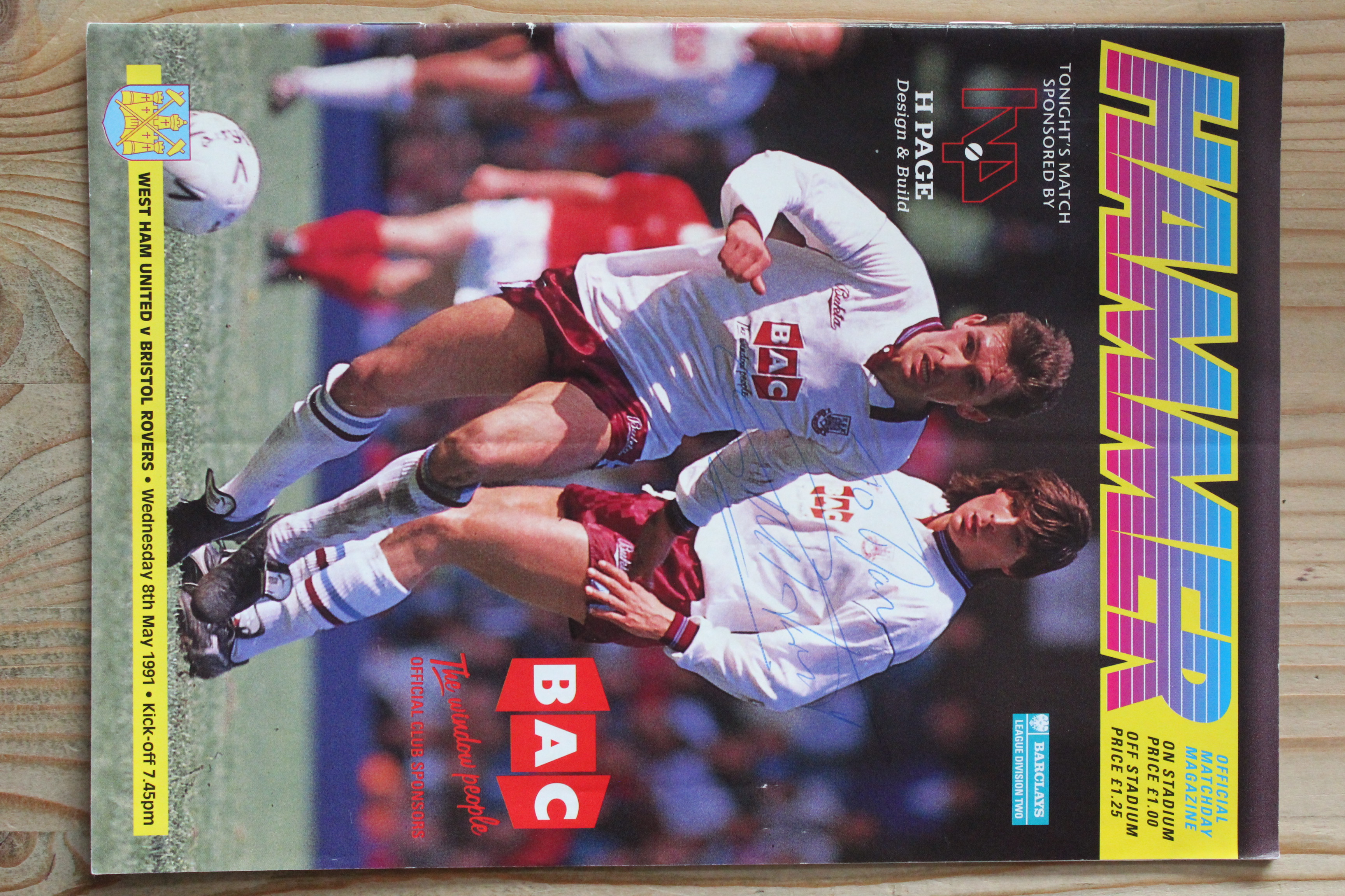 West Ham United FC v Bristol Rovers FC