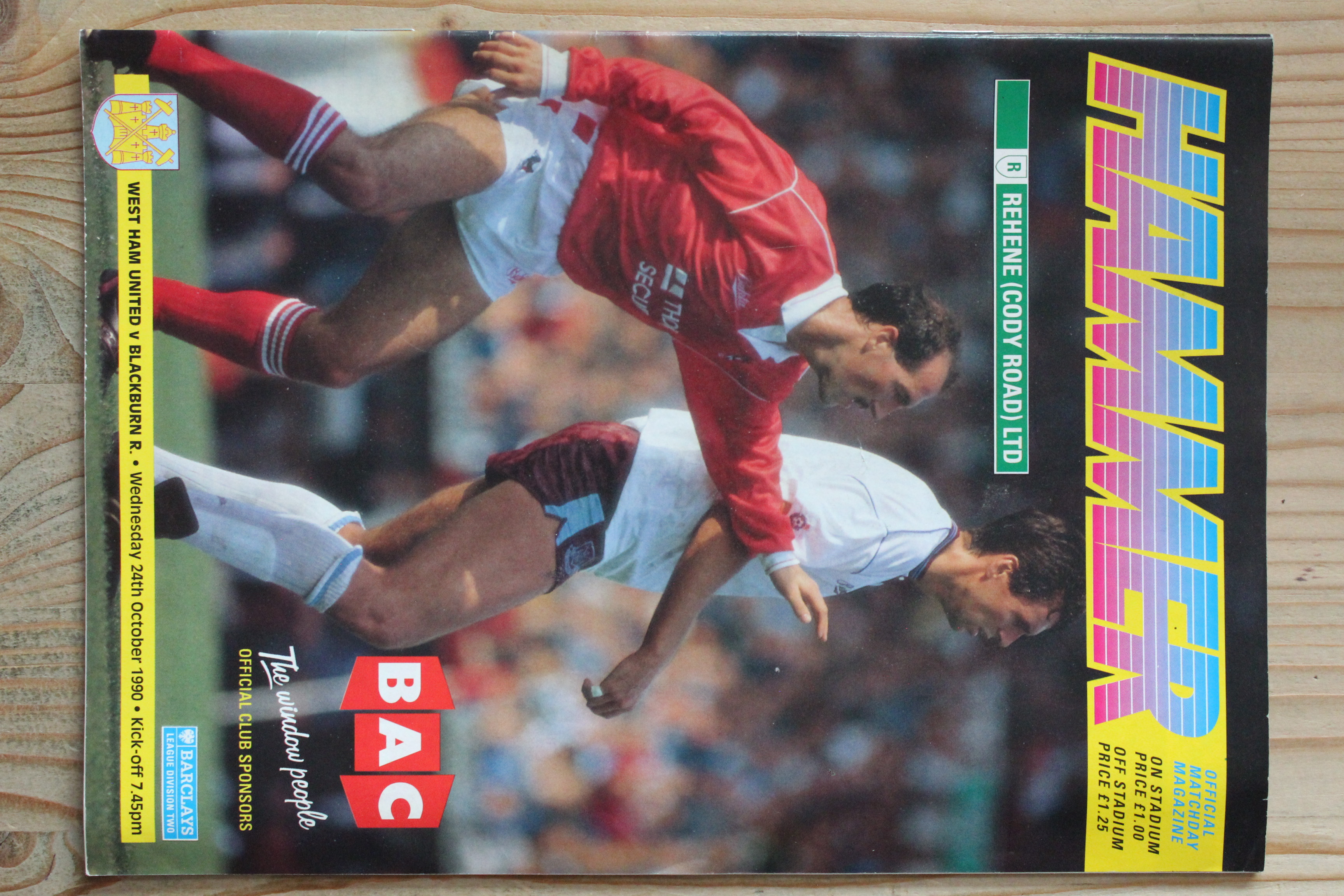 West Ham United FC v Blackburn Rovers FC