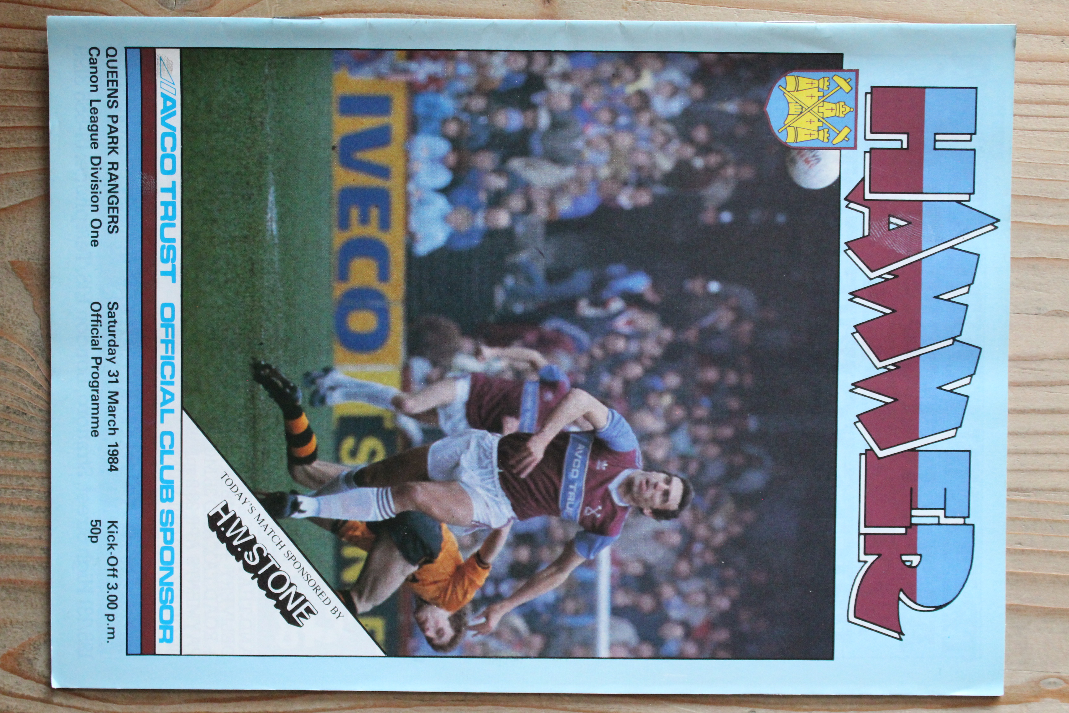 West Ham United FC v Queens Park Rangers FC