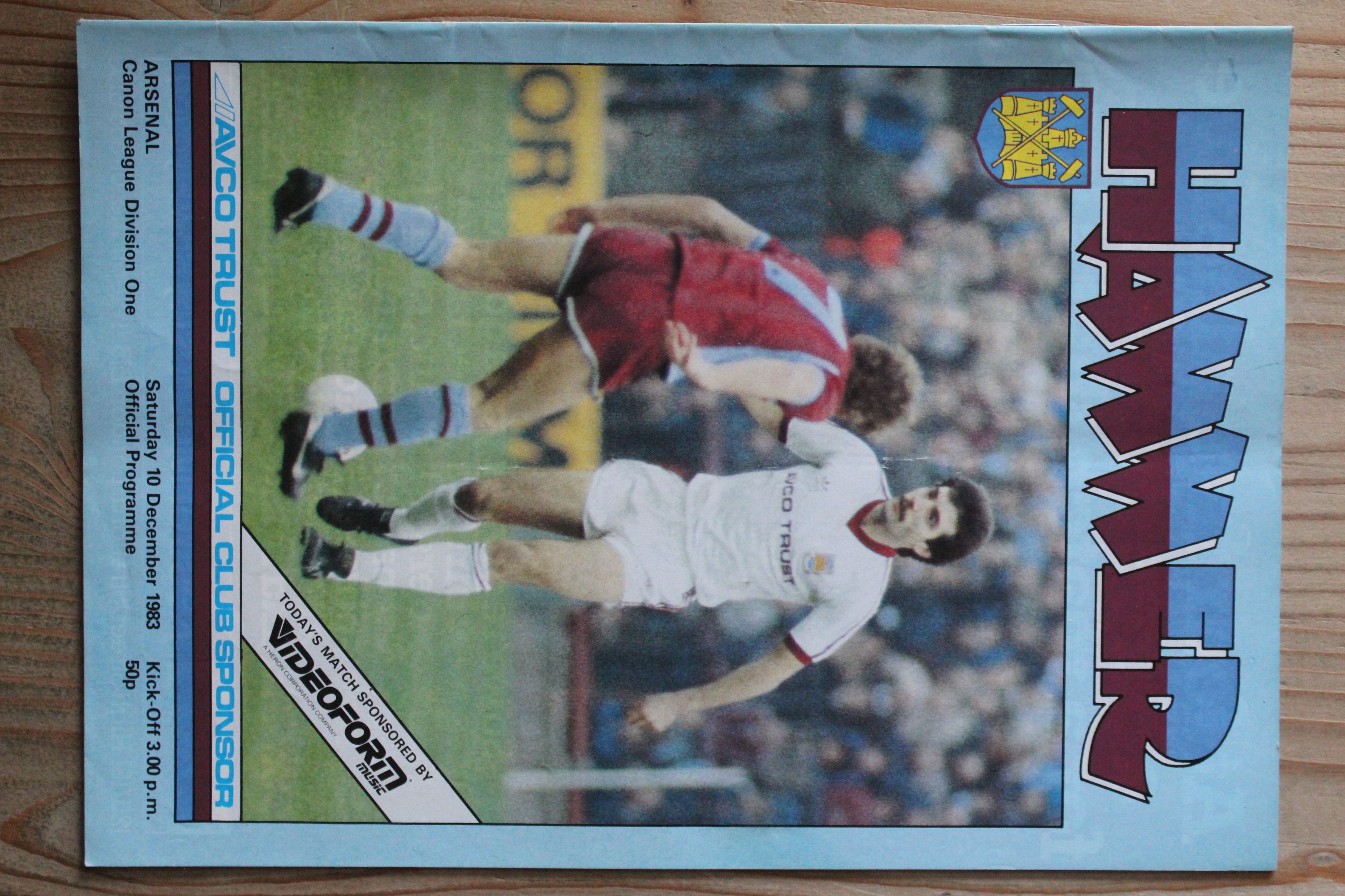 West Ham United FC v Arsenal FC