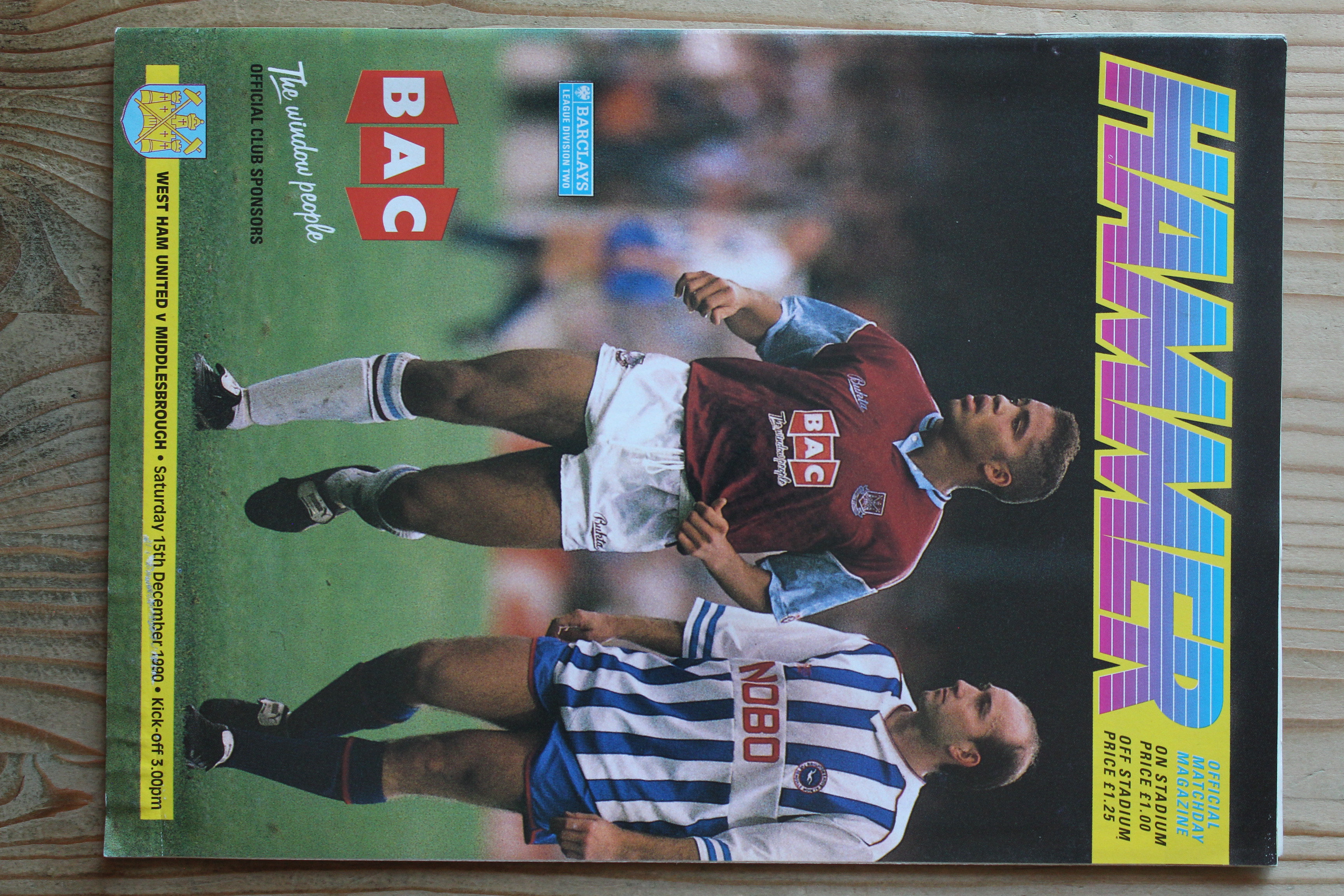 West Ham United FC v Middlesbrough FC