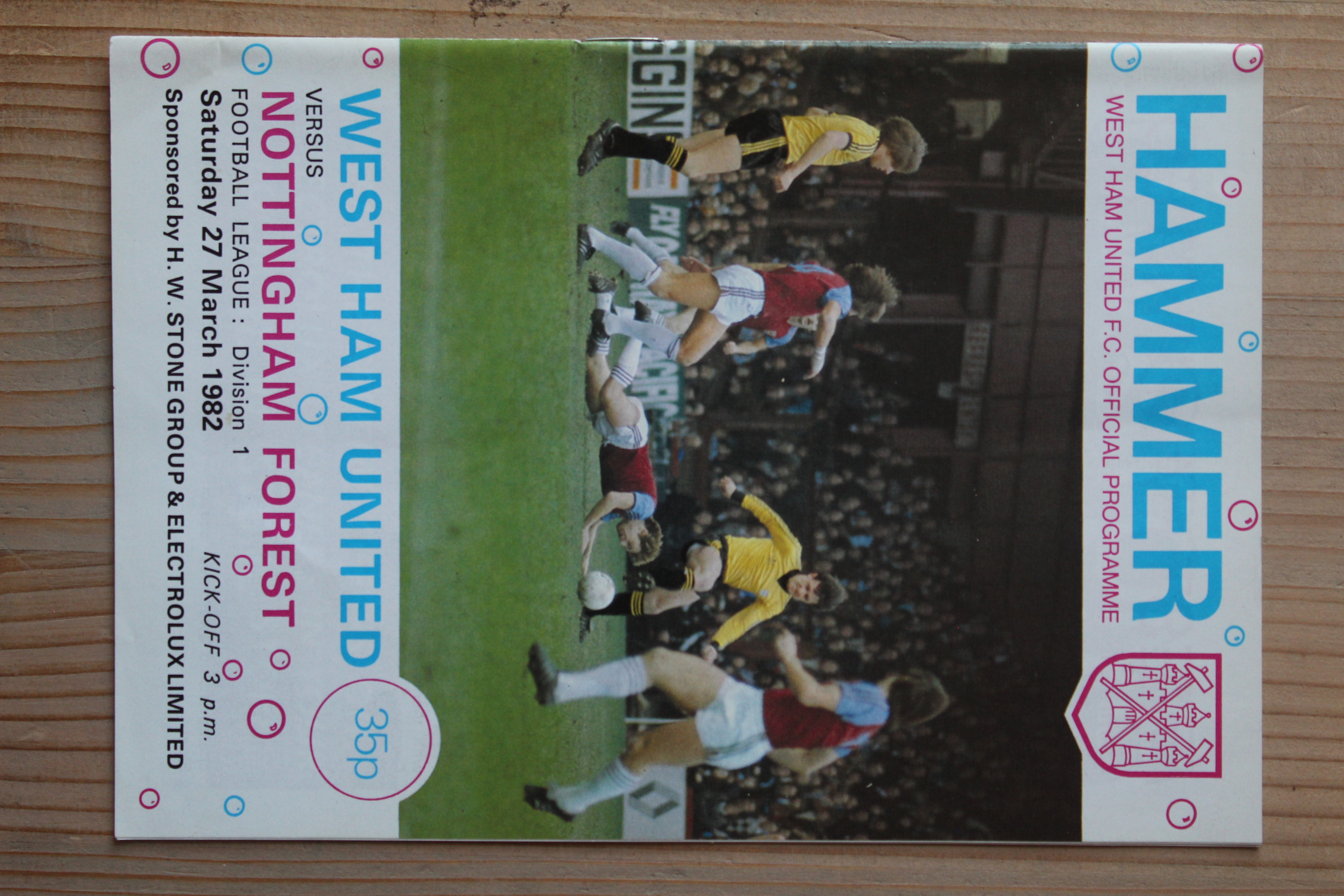 West Ham United FC v Nottingham Forest FC