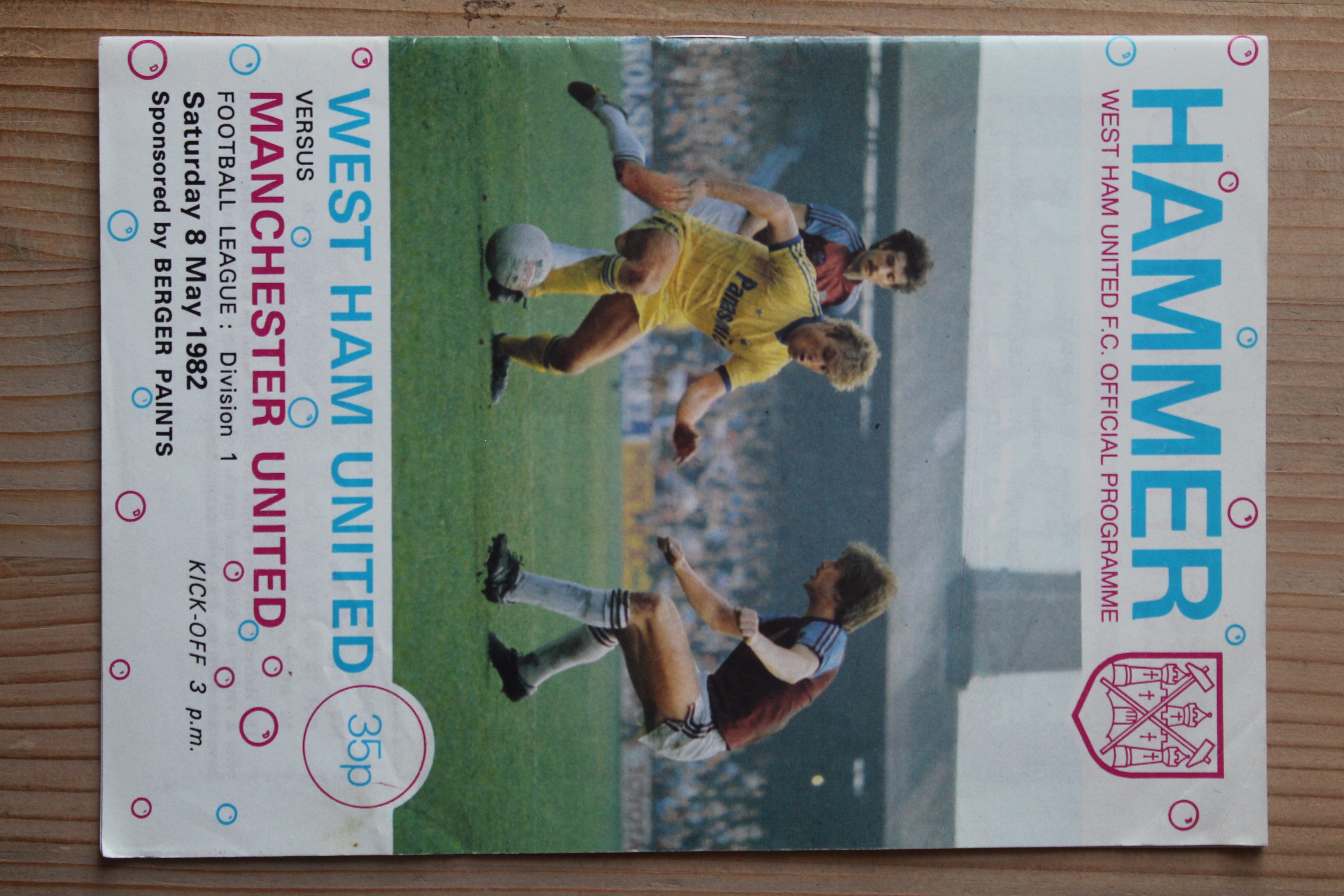 West Ham United FC v Manchester United FC
