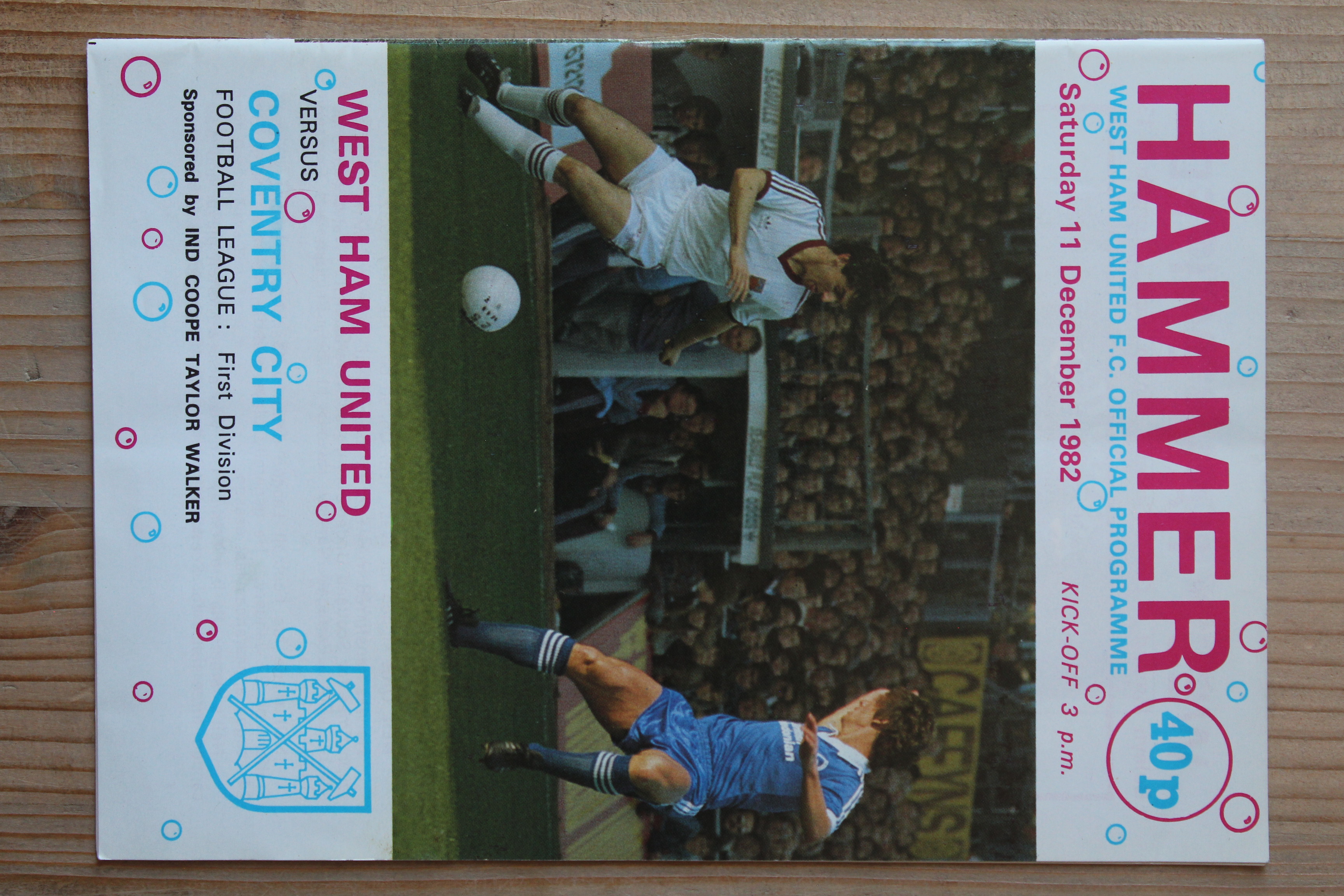 West Ham United FC v Coventry City FC