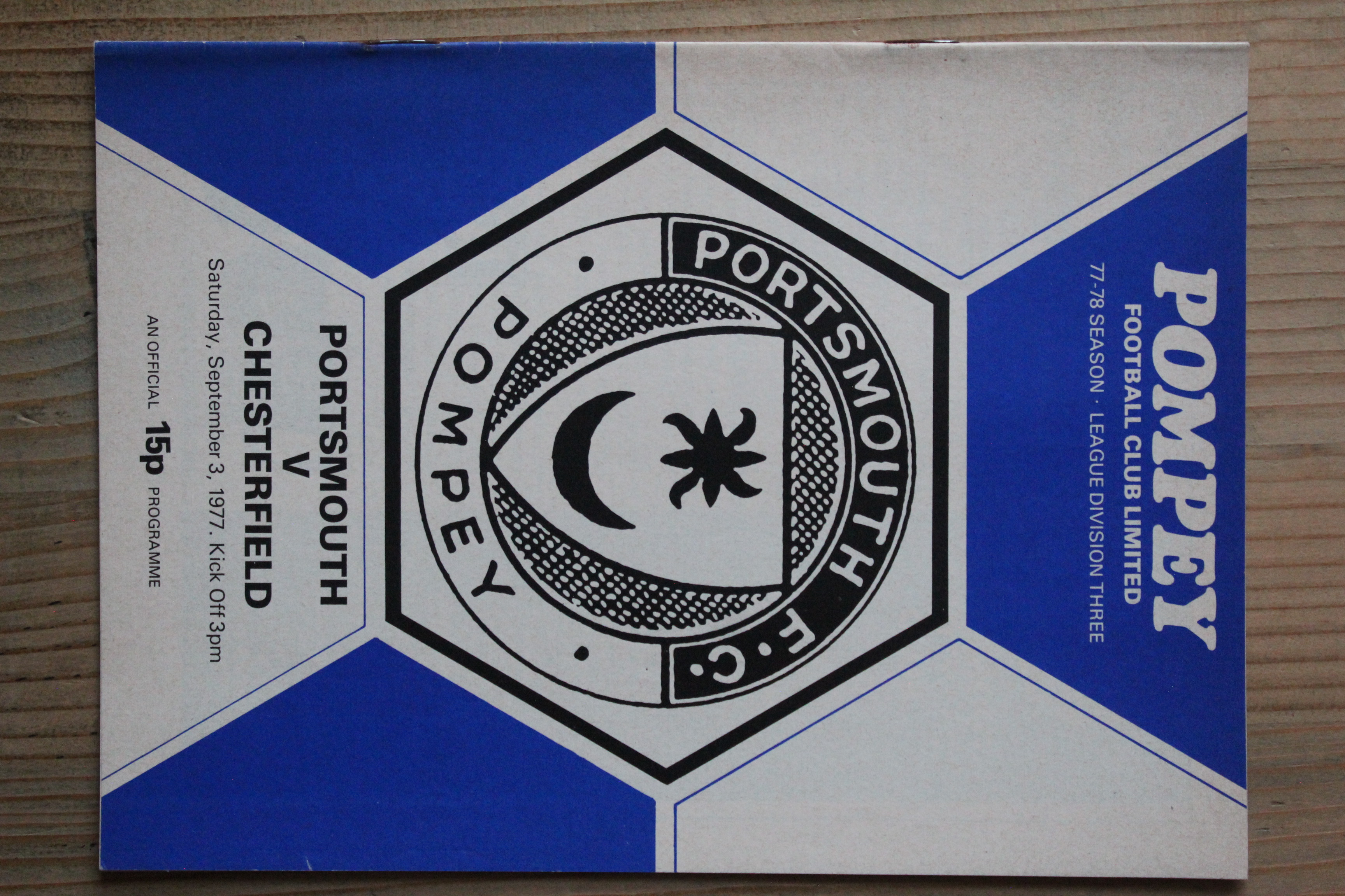 Portsmouth FC v Chesterfield FC